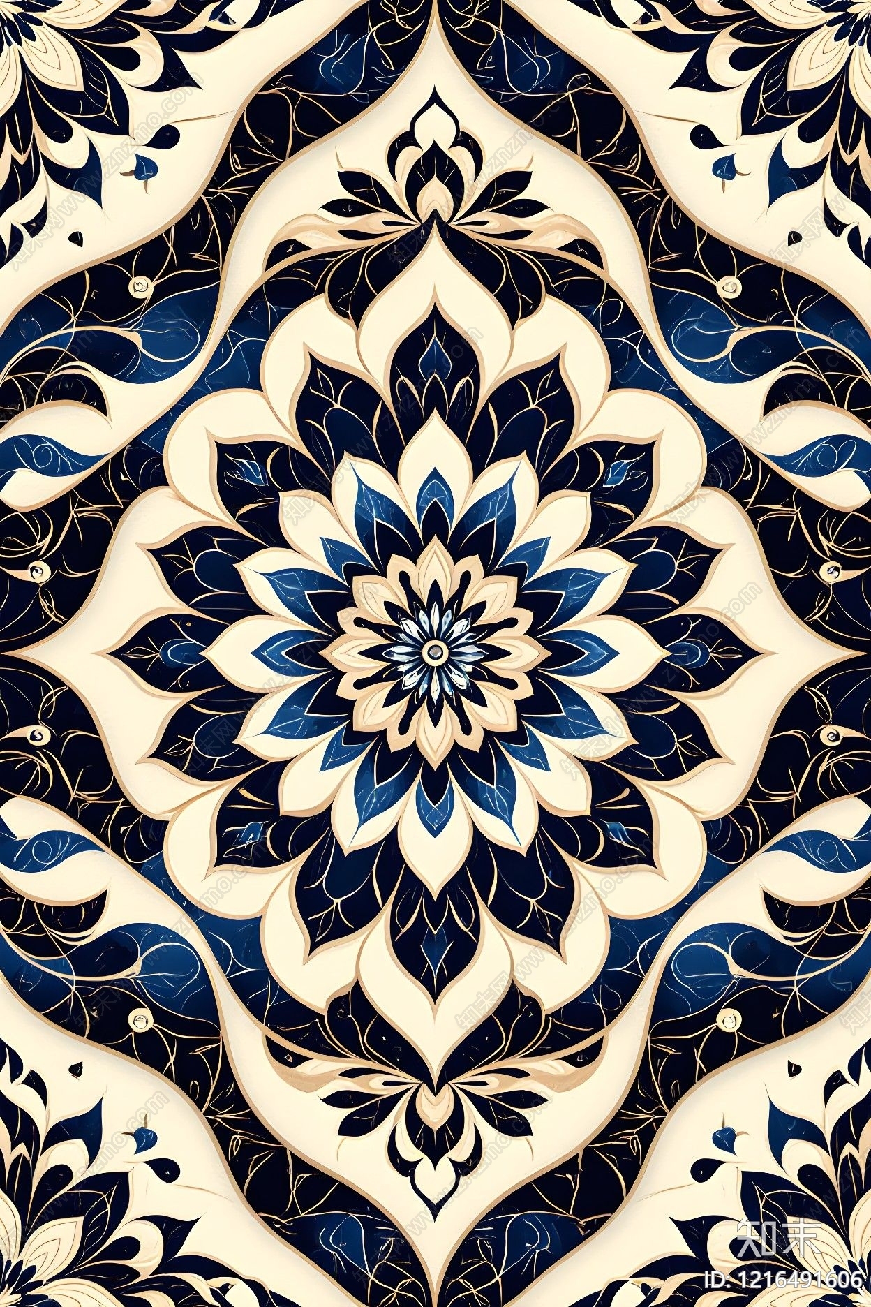 传统纹样贴图下载【ID:1216491606】