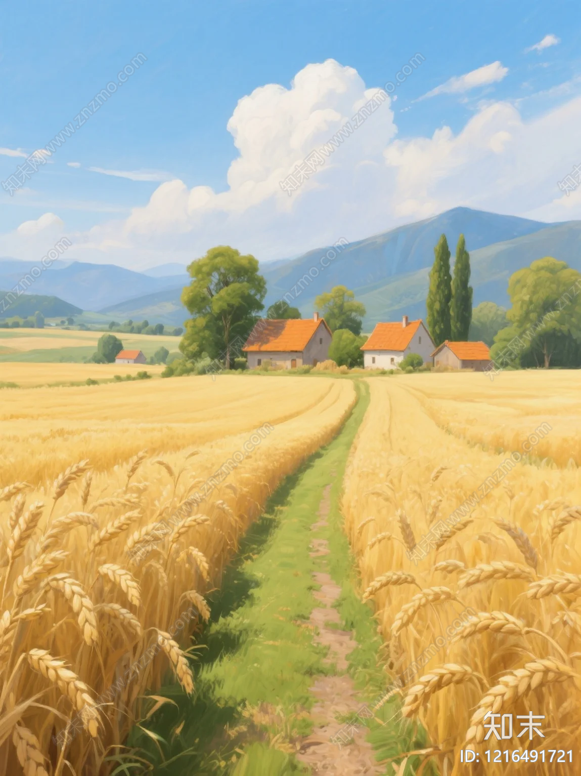 农田贴图下载【ID:1216491721】