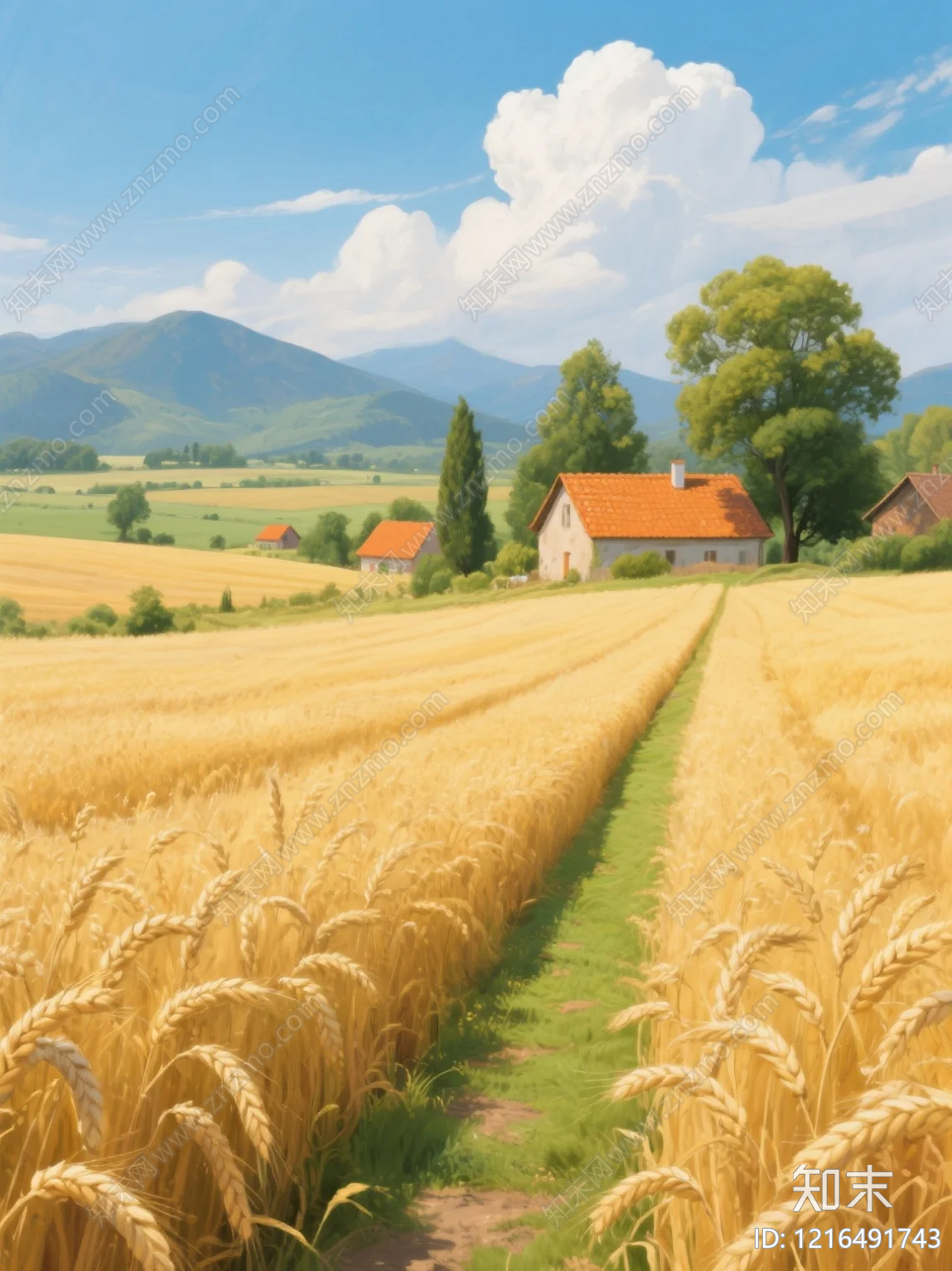 农田贴图下载【ID:1216491743】