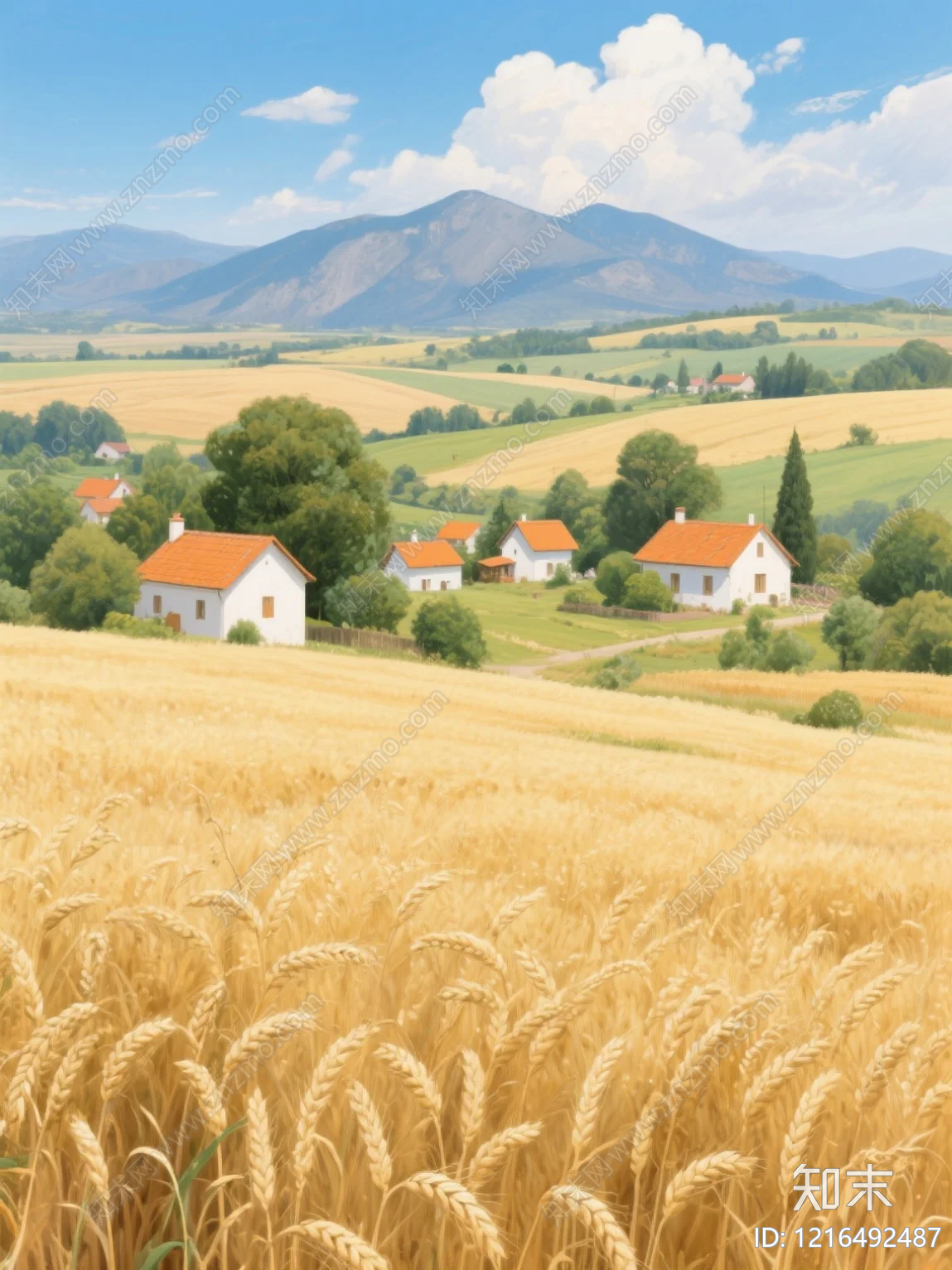 农田贴图下载【ID:1216492487】