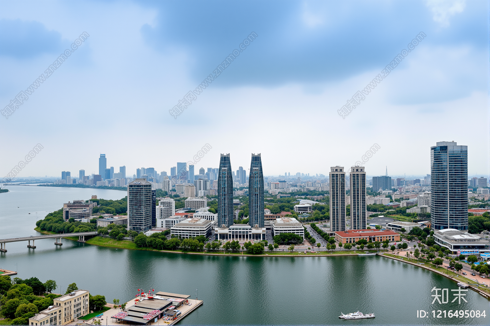 现代城市背景贴图下载【ID:1216495084】