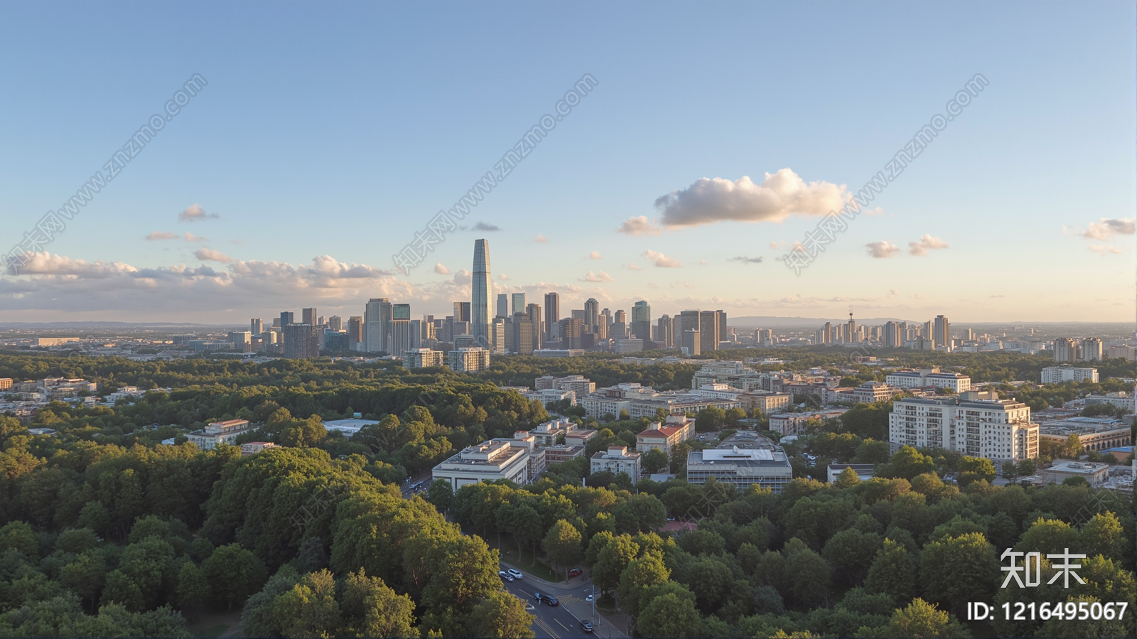 现代城市背景贴图下载【ID:1216495067】