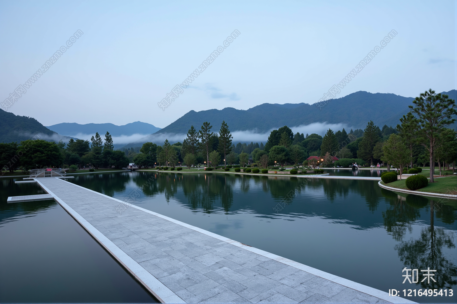 现代小区外景贴图下载【ID:1216495413】