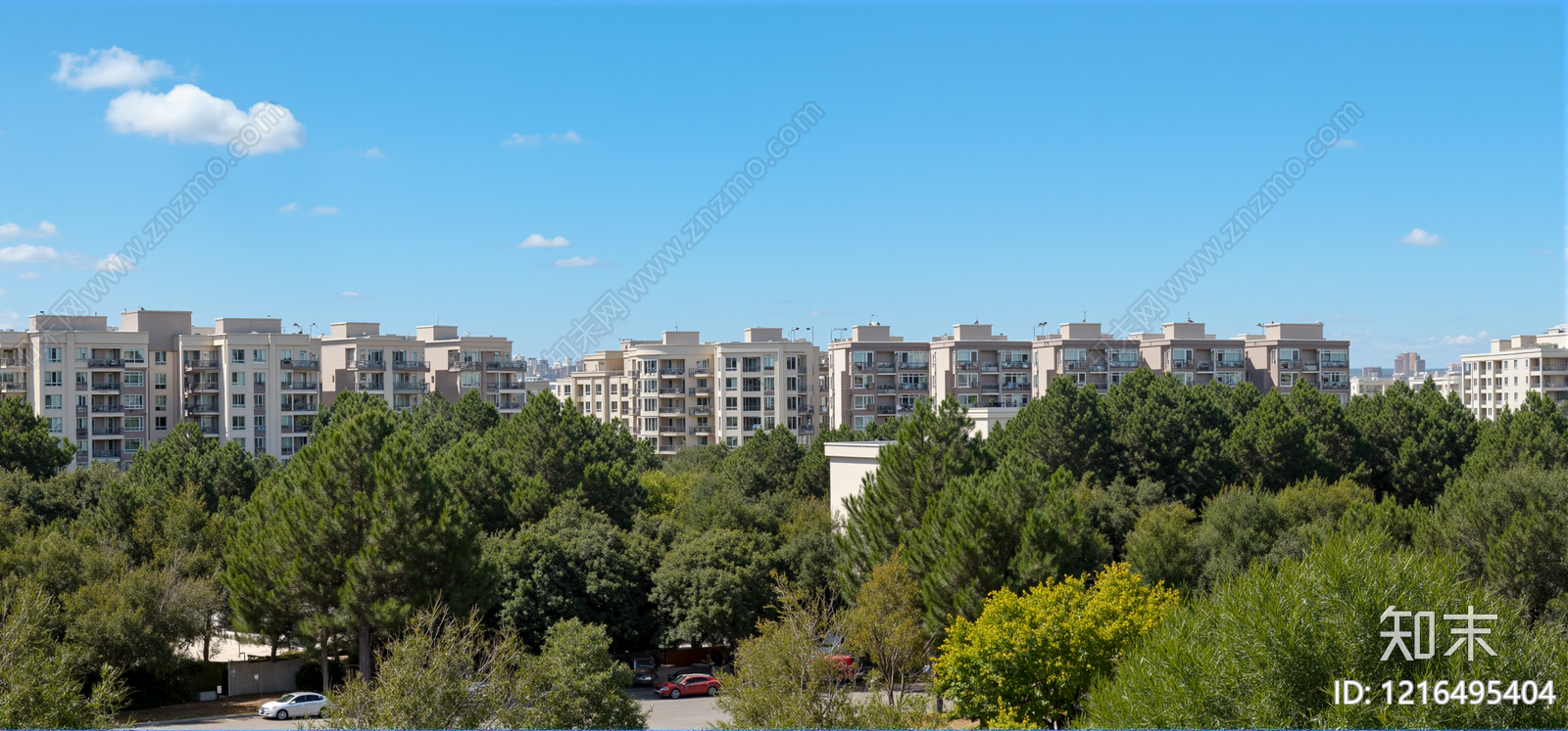 现代城市背景贴图下载【ID:1216495404】