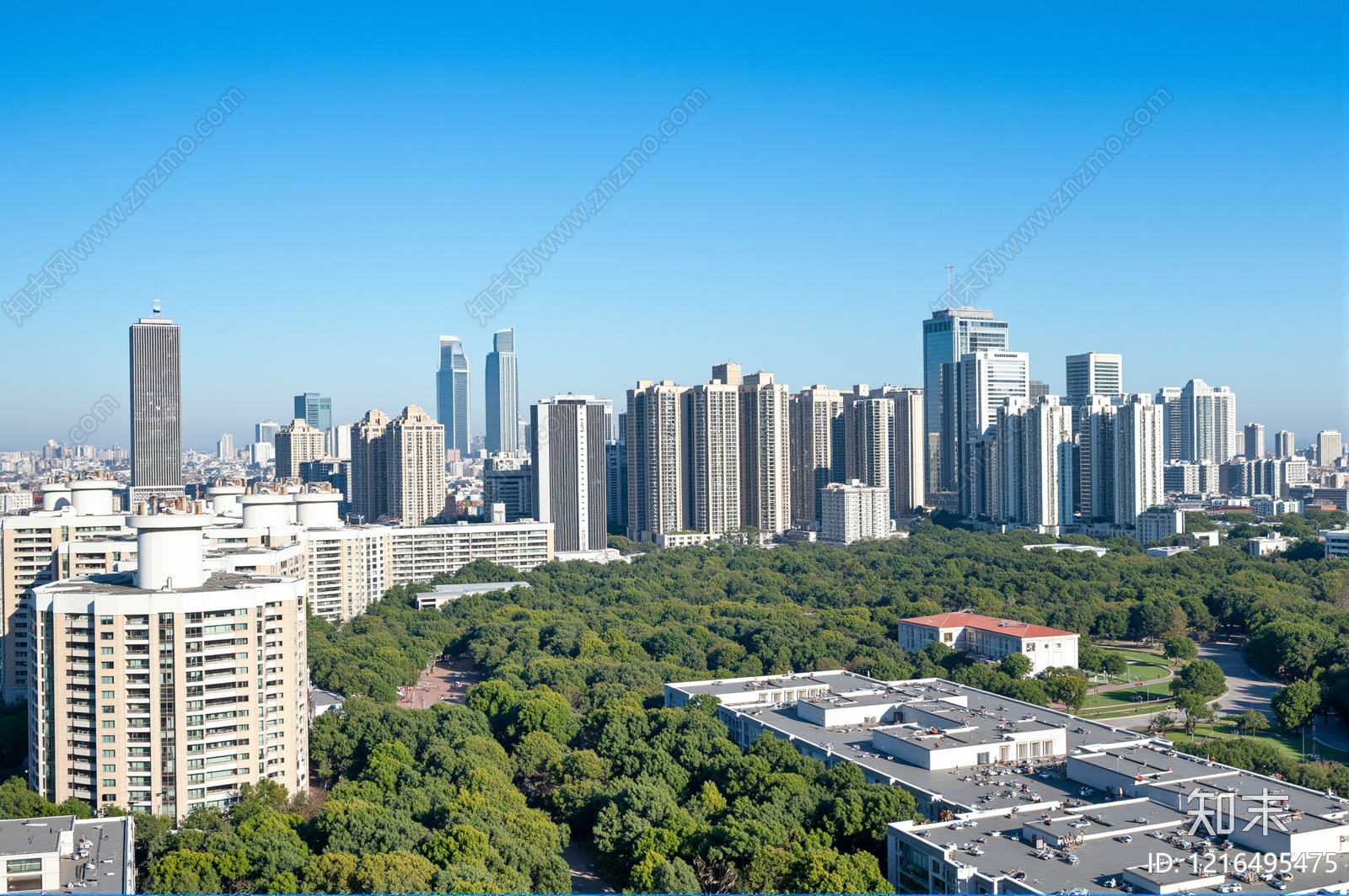 现代城市背景贴图下载【ID:1216495475】