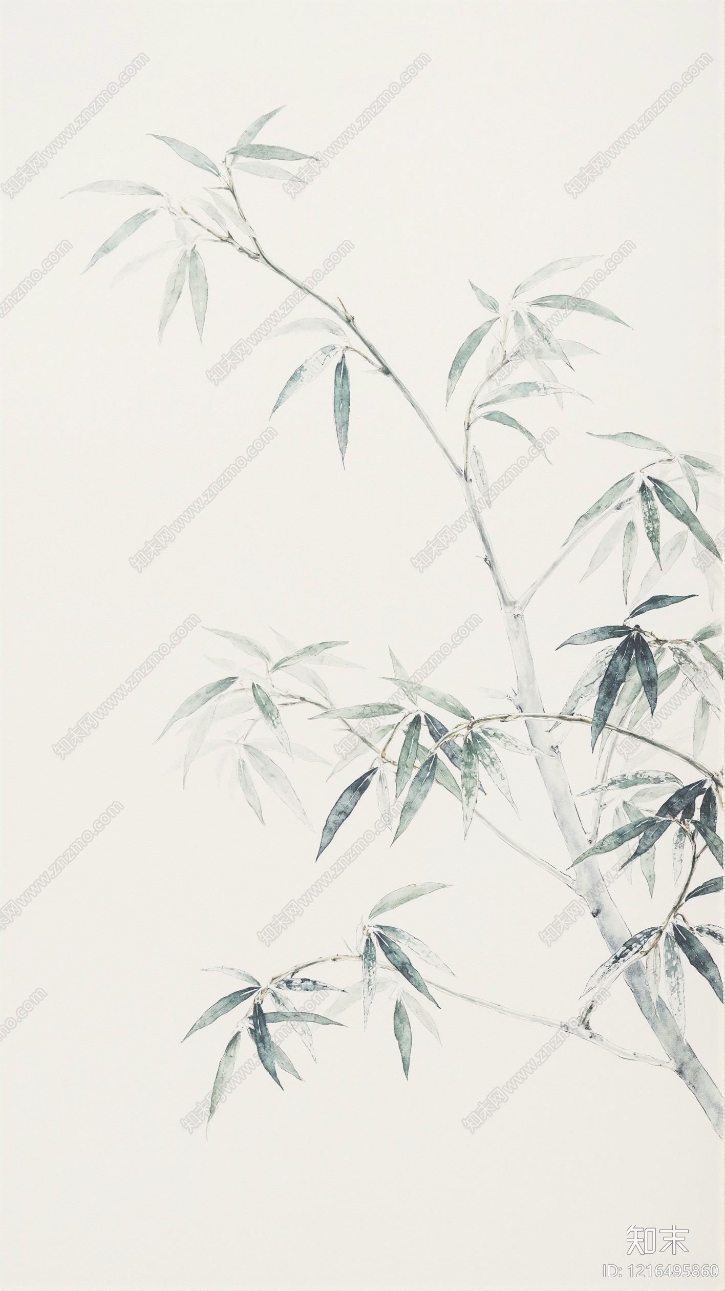 新中式壁画贴图下载【ID:1216495860】