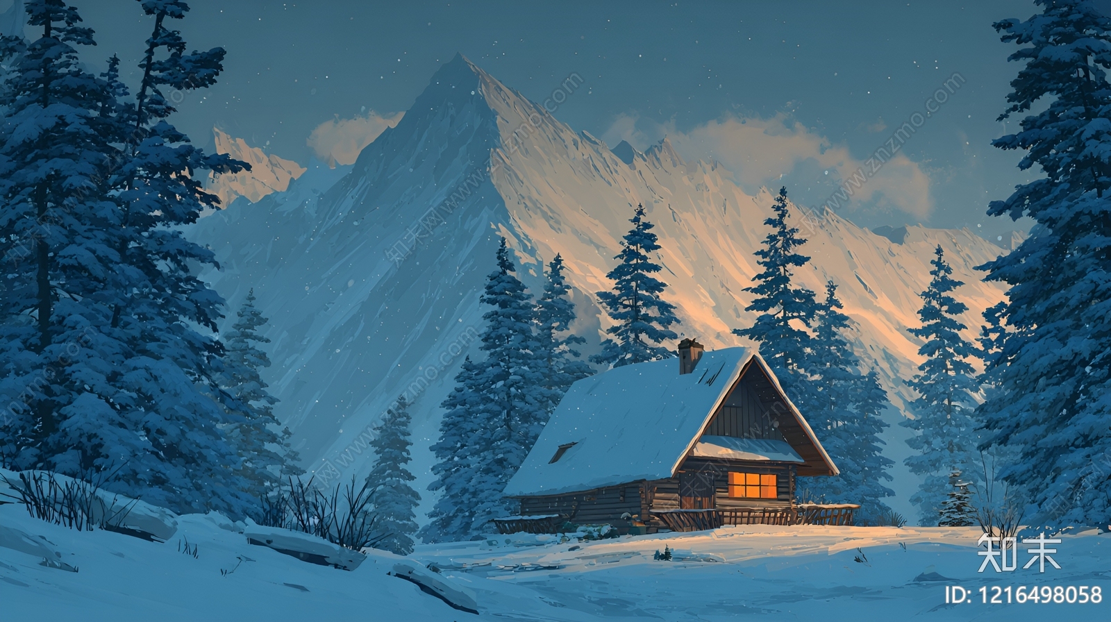 雪景贴图下载【ID:1216498058】