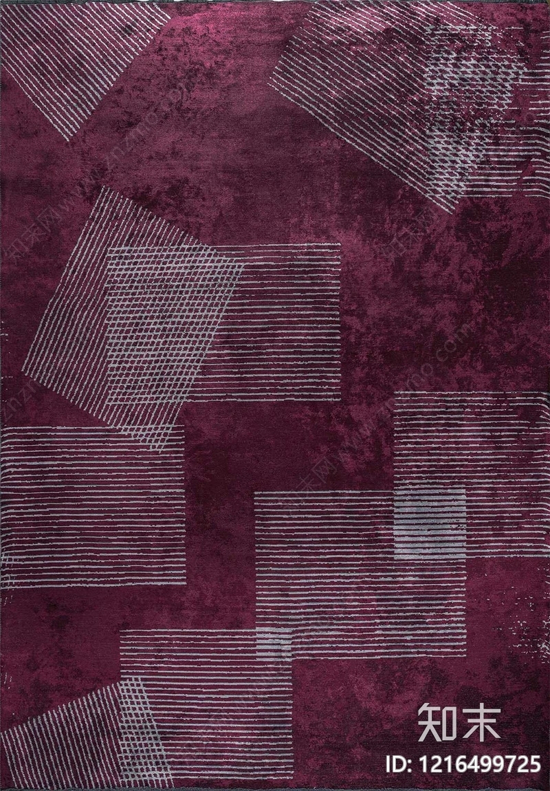 欧式几何地毯贴图下载【ID:1216499725】