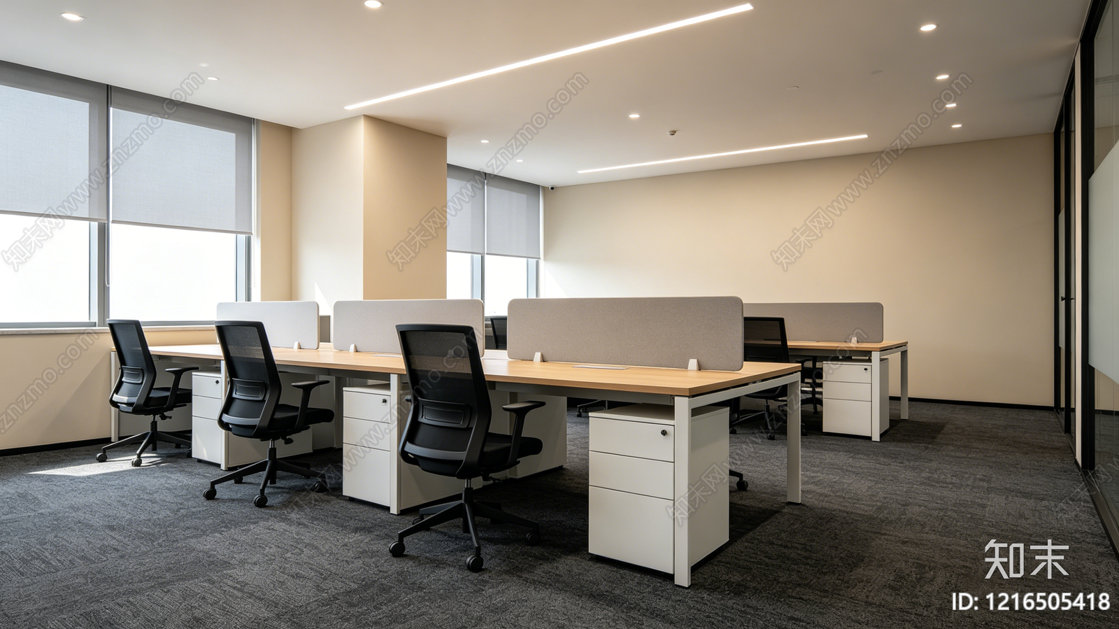 现代办公室贴图下载【ID:1216505418】