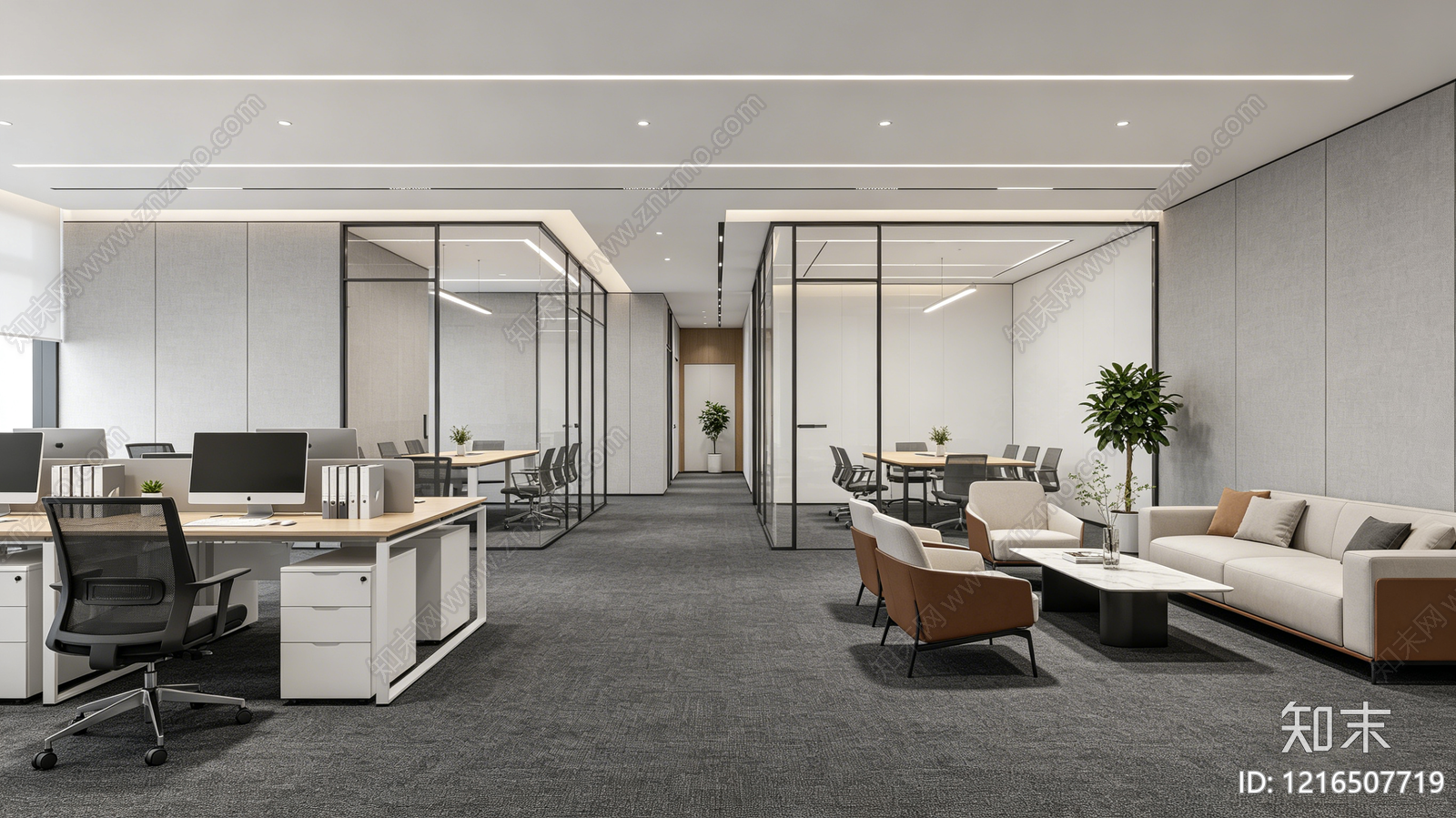 现代办公室贴图下载【ID:1216507719】