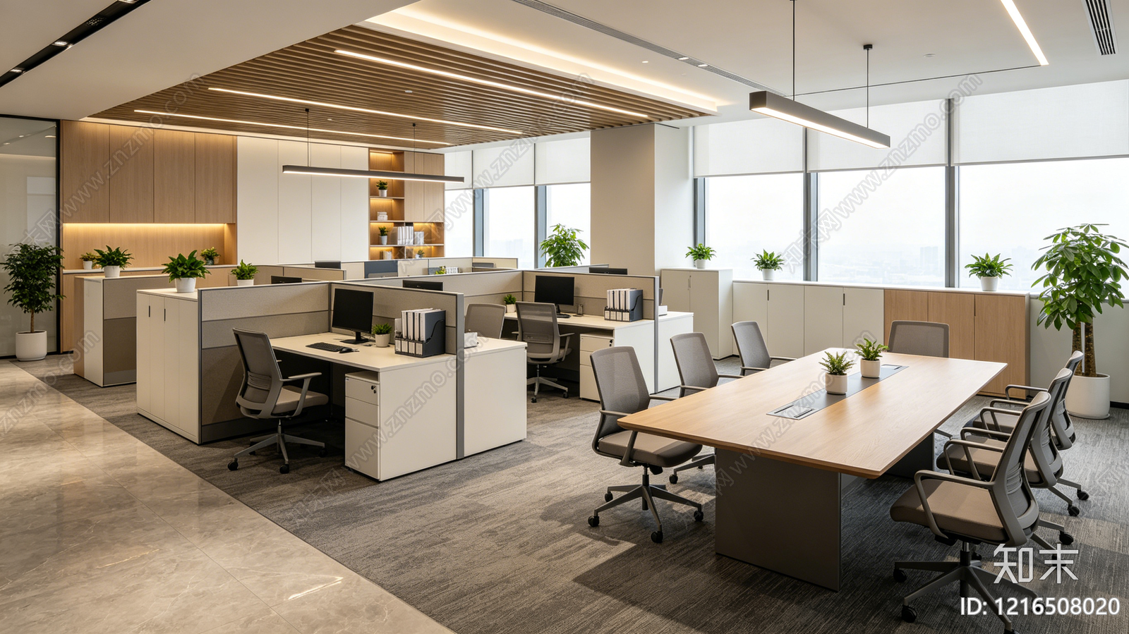 现代办公室贴图下载【ID:1216508020】