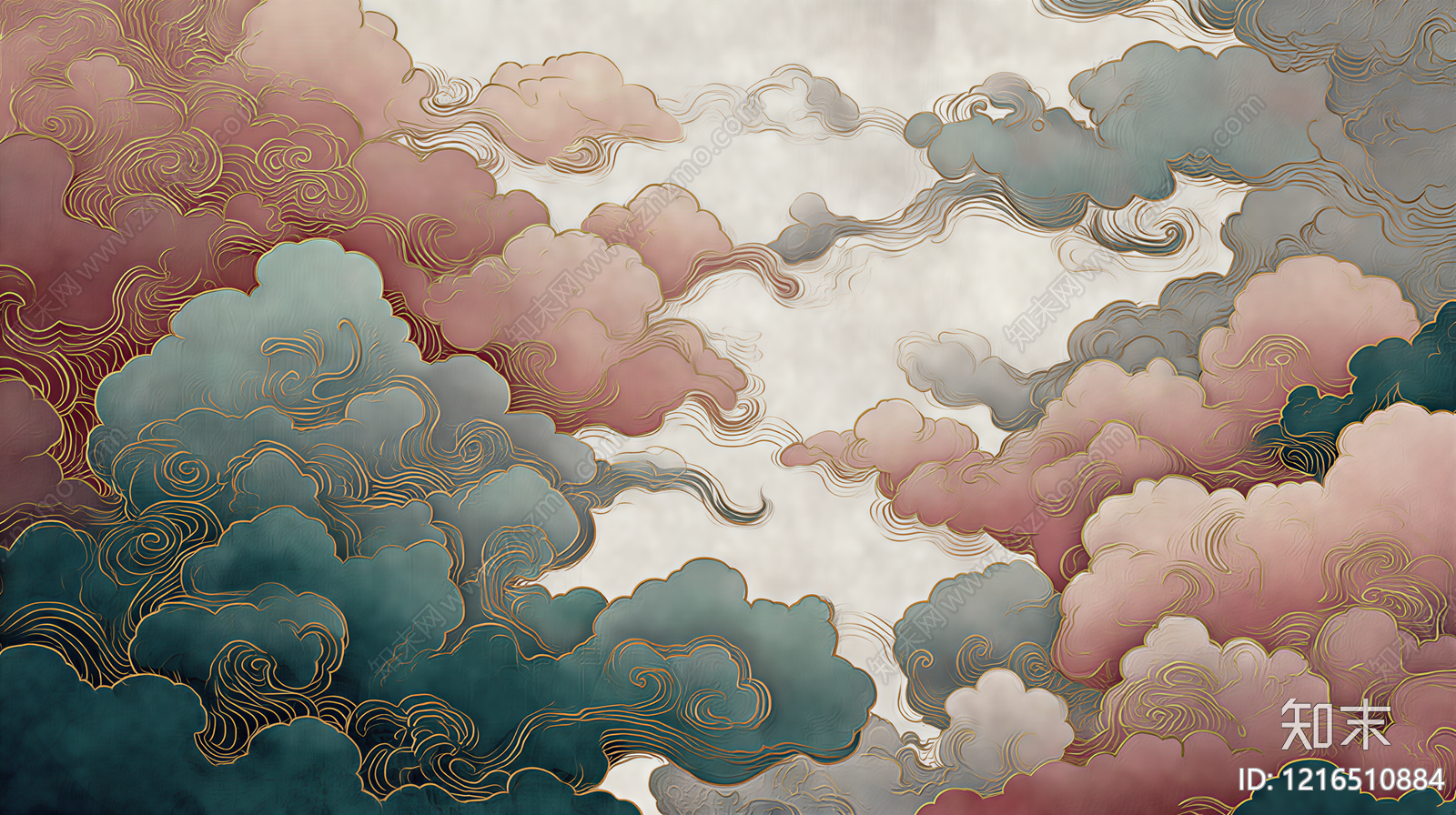 传统纹样贴图下载【ID:1216510884】