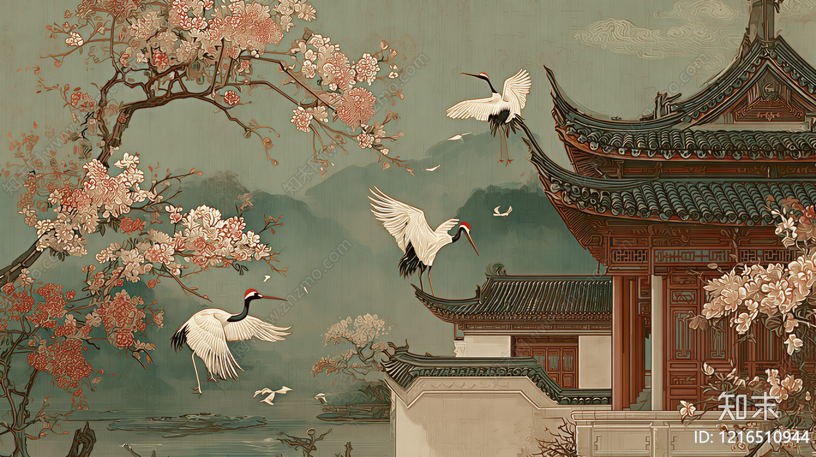 山水贴图下载【ID:1216510944】