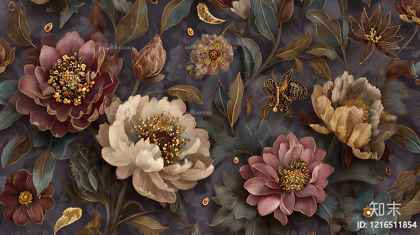 传统纹样贴图下载【ID:1216511854】