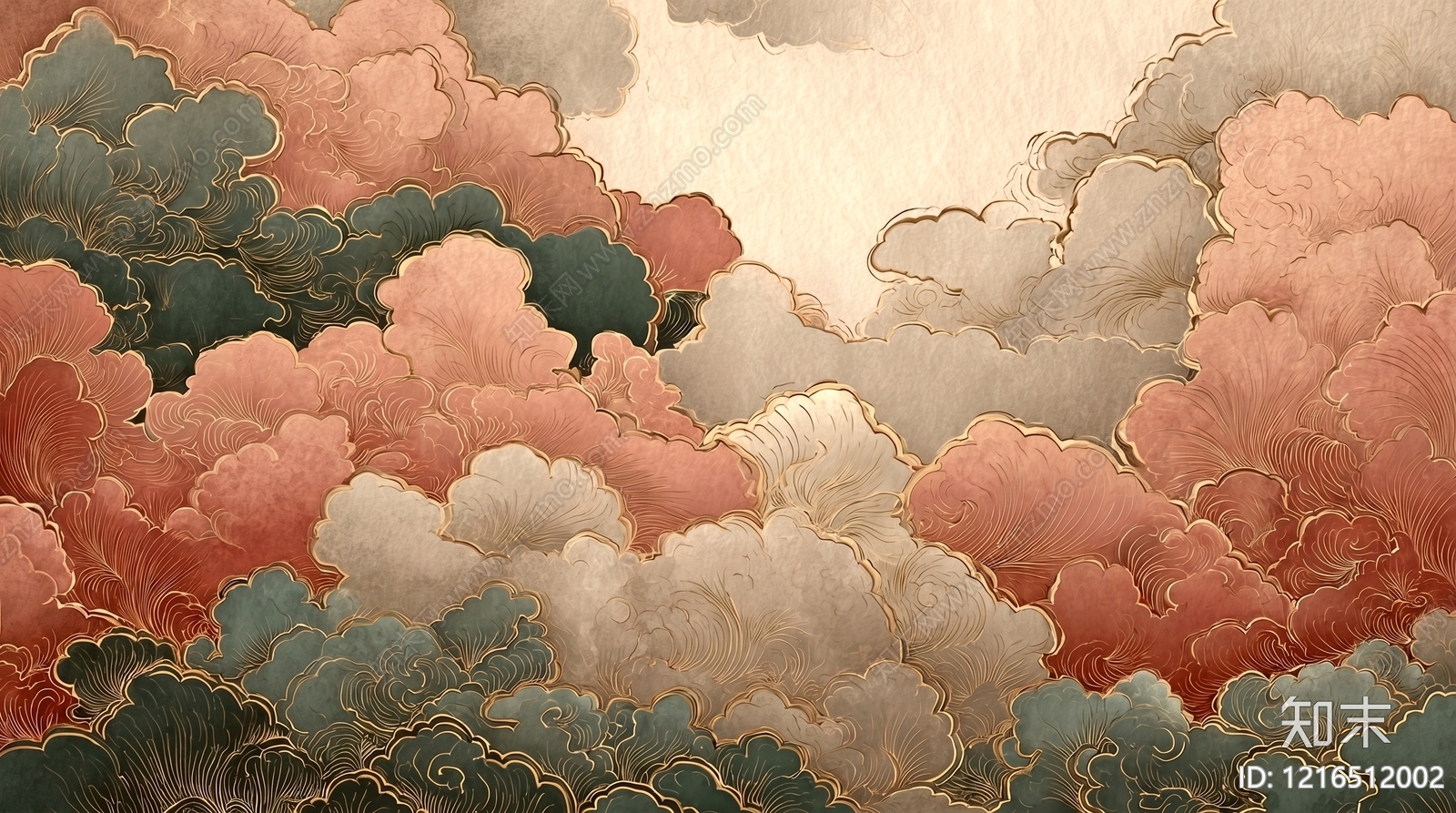 传统纹样贴图下载【ID:1216512002】