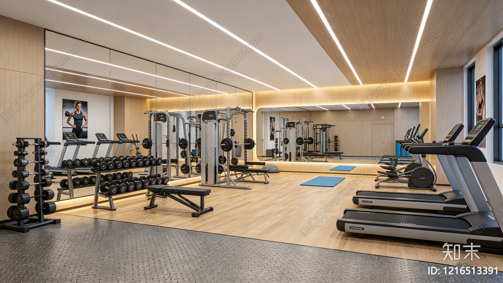 现代其它内景贴图下载【ID:1216513391】