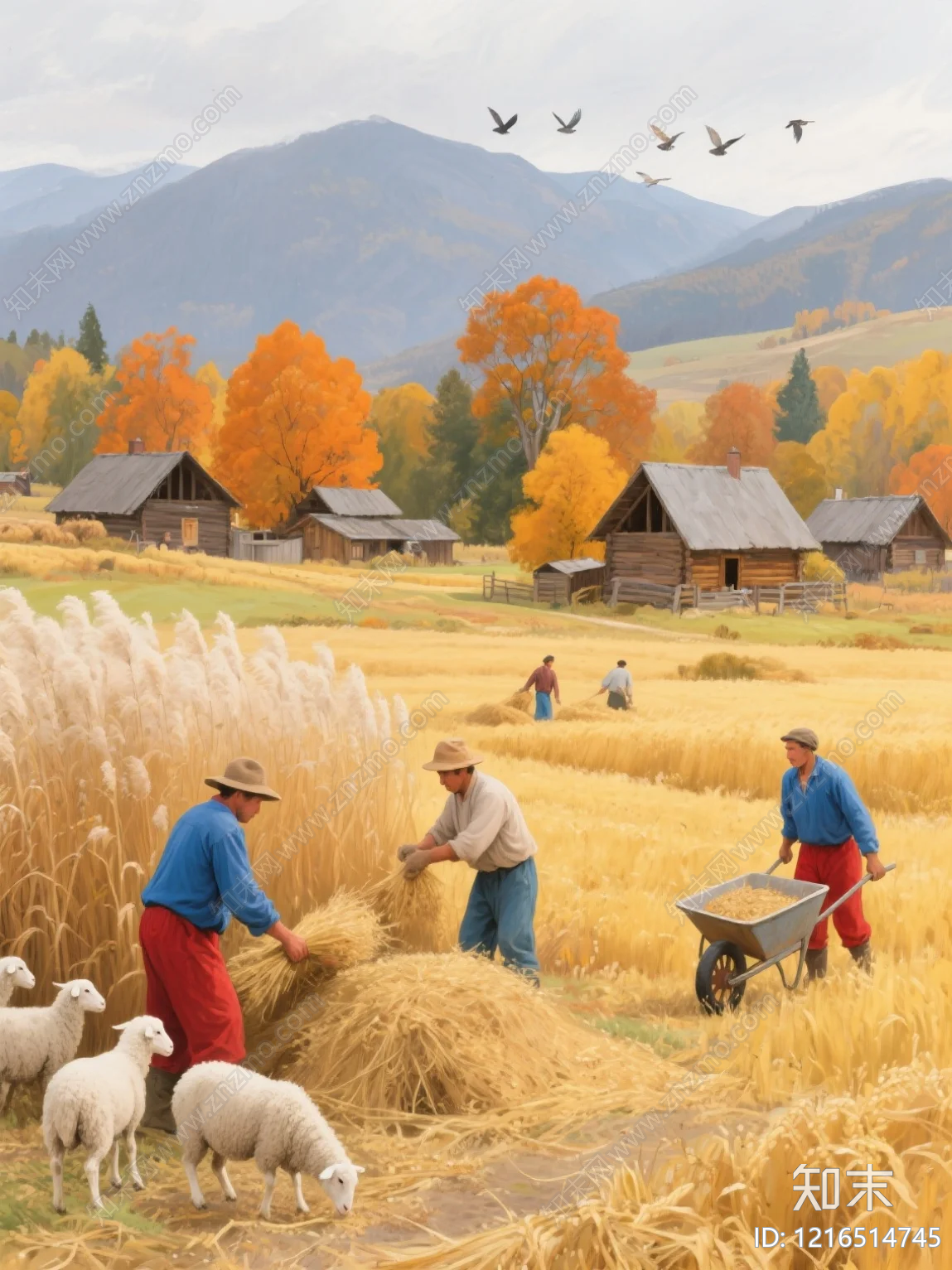 农田贴图下载【ID:1216514745】