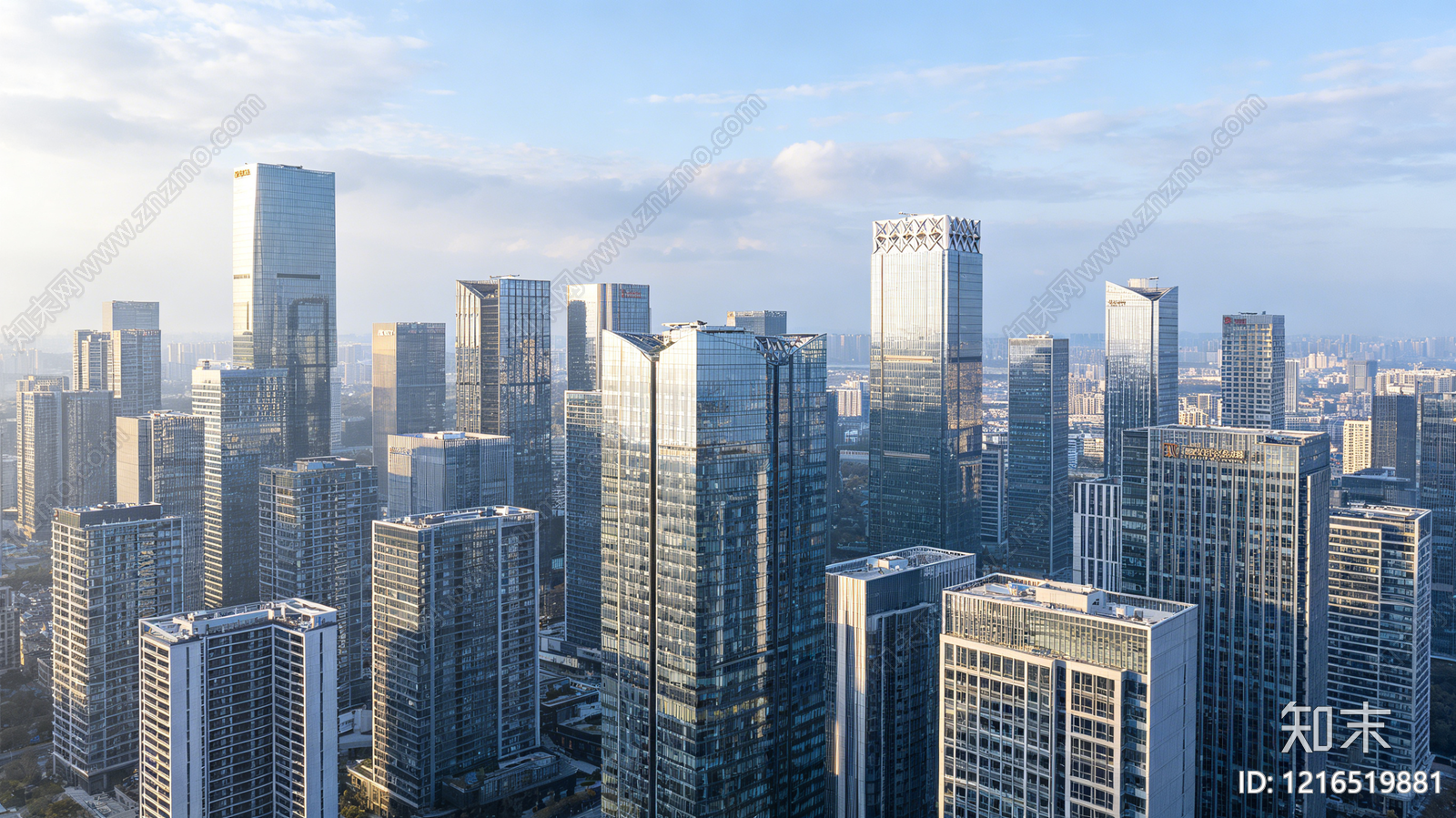 现代建筑群贴图下载【ID:1216519881】