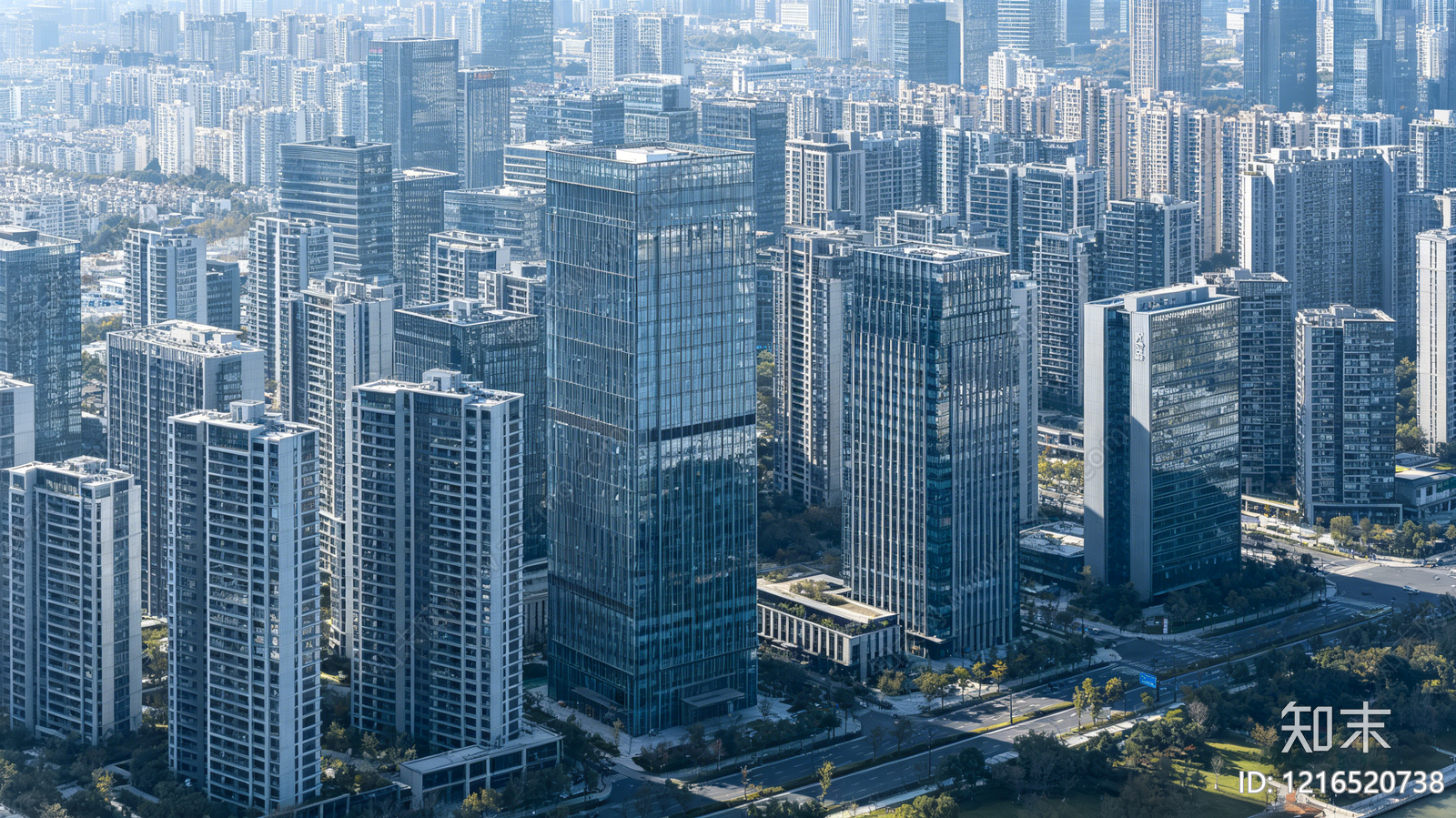 现代建筑群贴图下载【ID:1216520738】