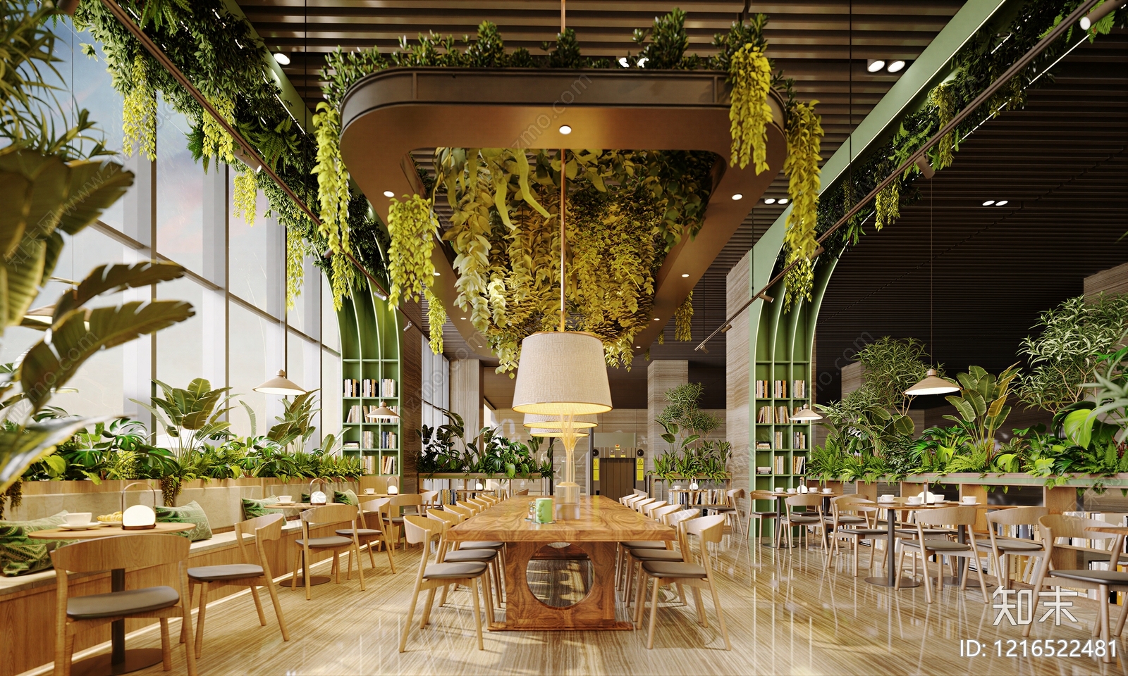 现代餐厅贴图下载【ID:1216522481】