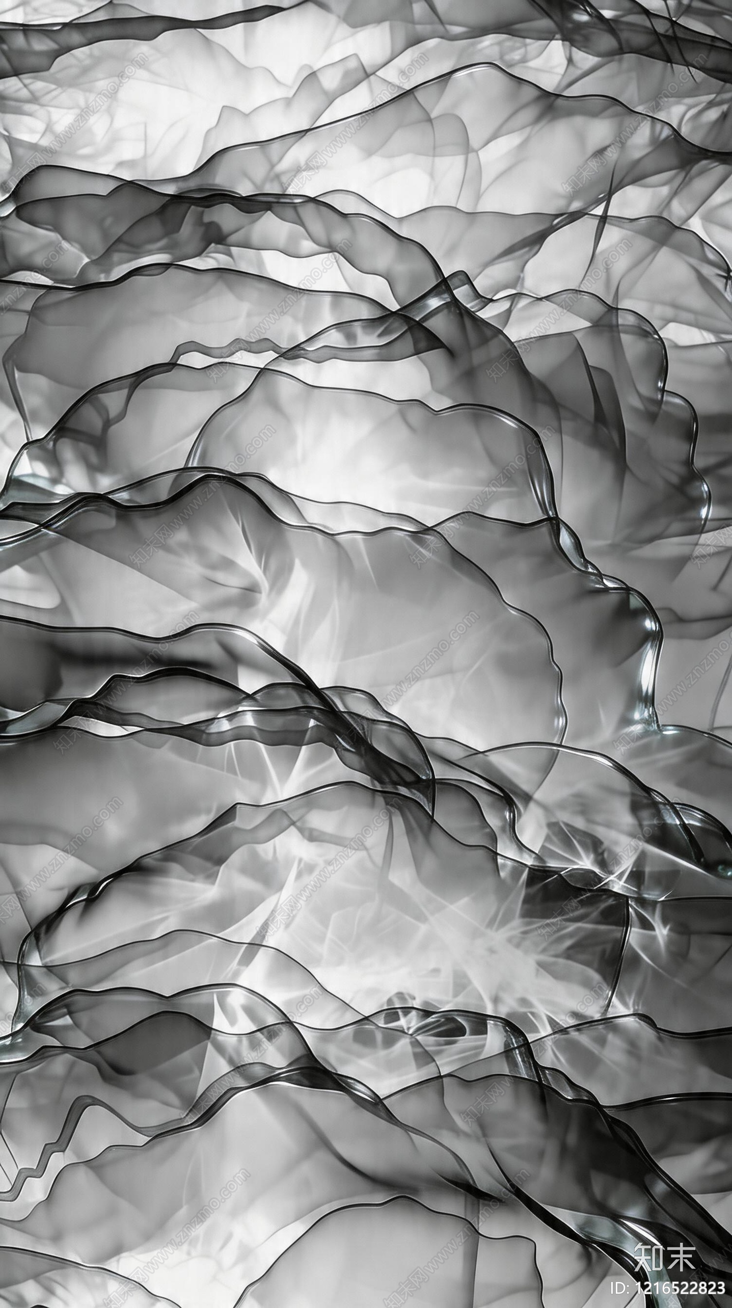 现代艺术玻璃贴图下载【ID:1216522823】