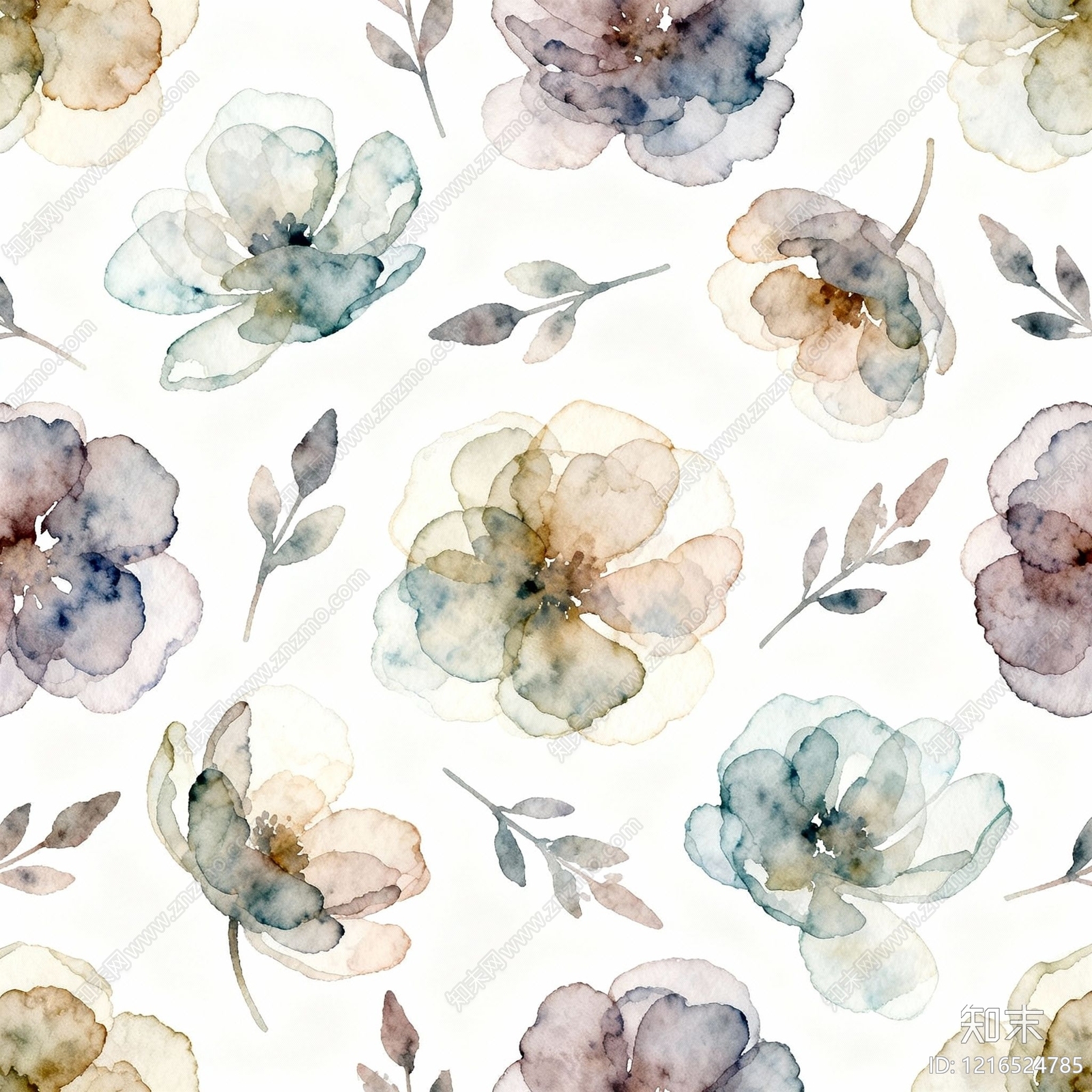 水彩背景贴图下载【ID:1216524785】