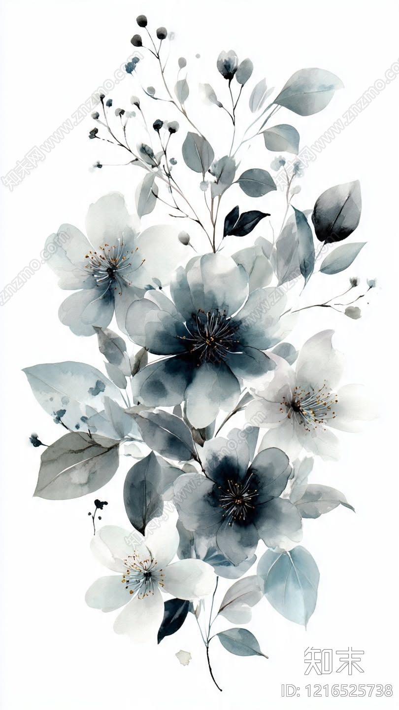 水彩背景贴图下载【ID:1216525738】