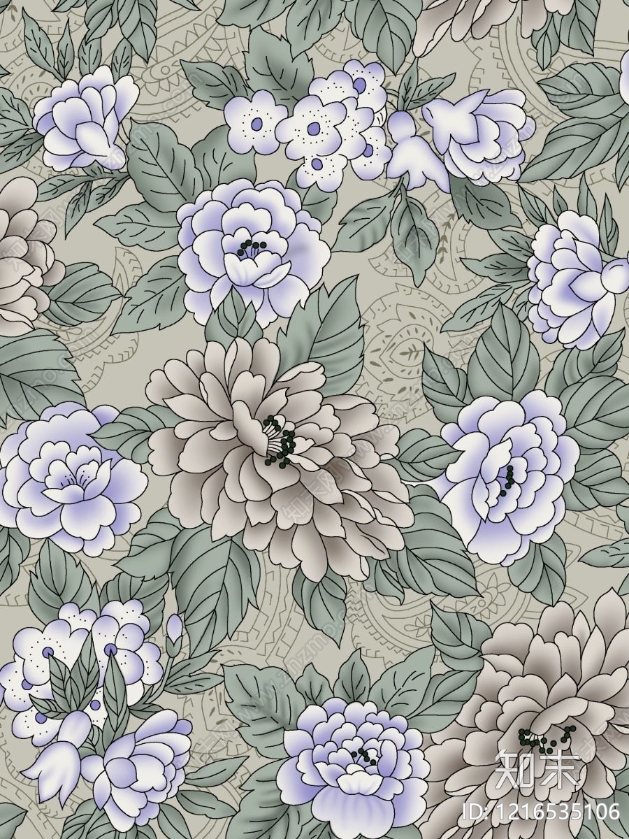 传统纹样贴图下载【ID:1216535106】