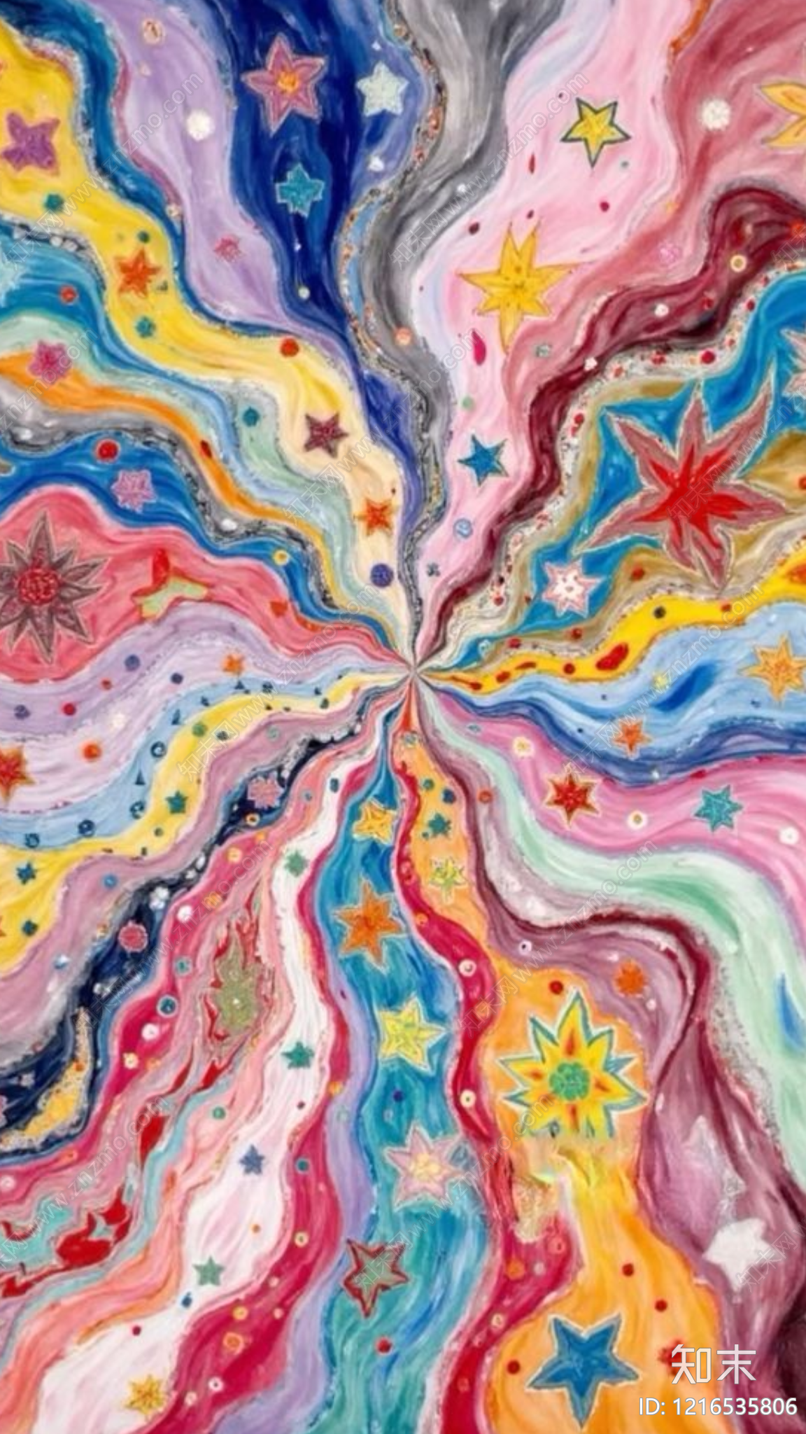 抽象画贴图下载【ID:1216535806】