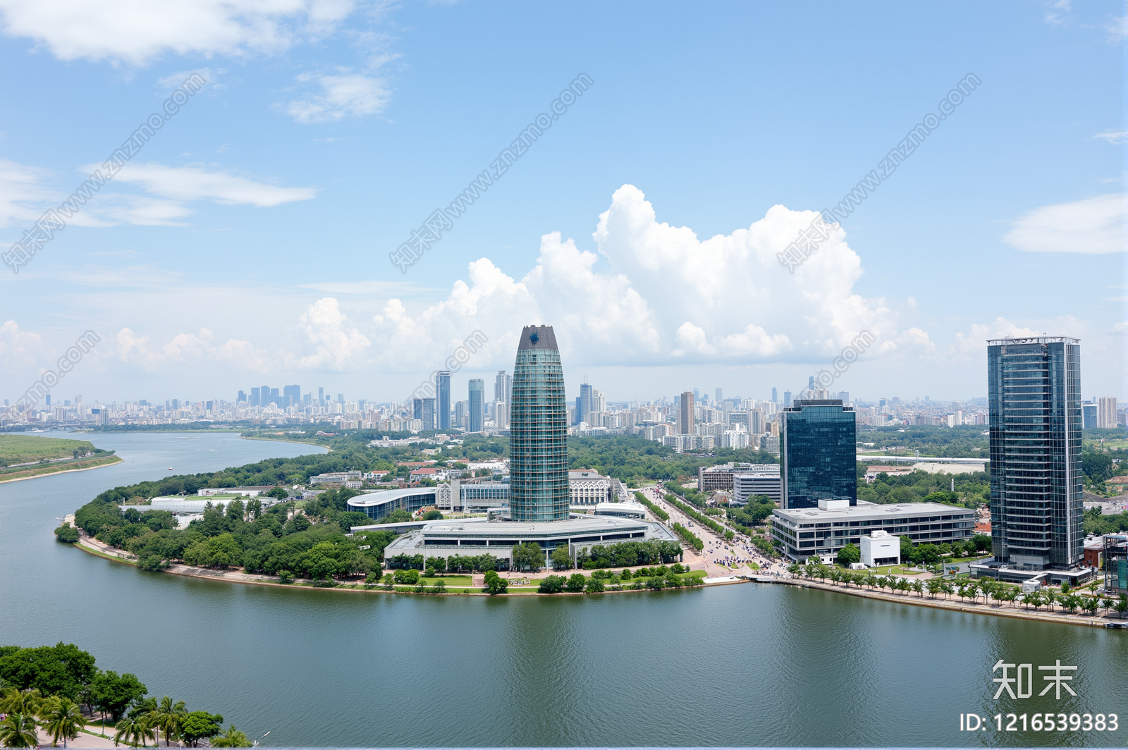 现代城市背景贴图下载【ID:1216539383】