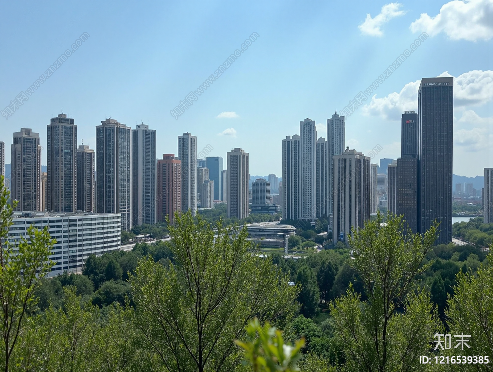 现代城市背景贴图下载【ID:1216539385】