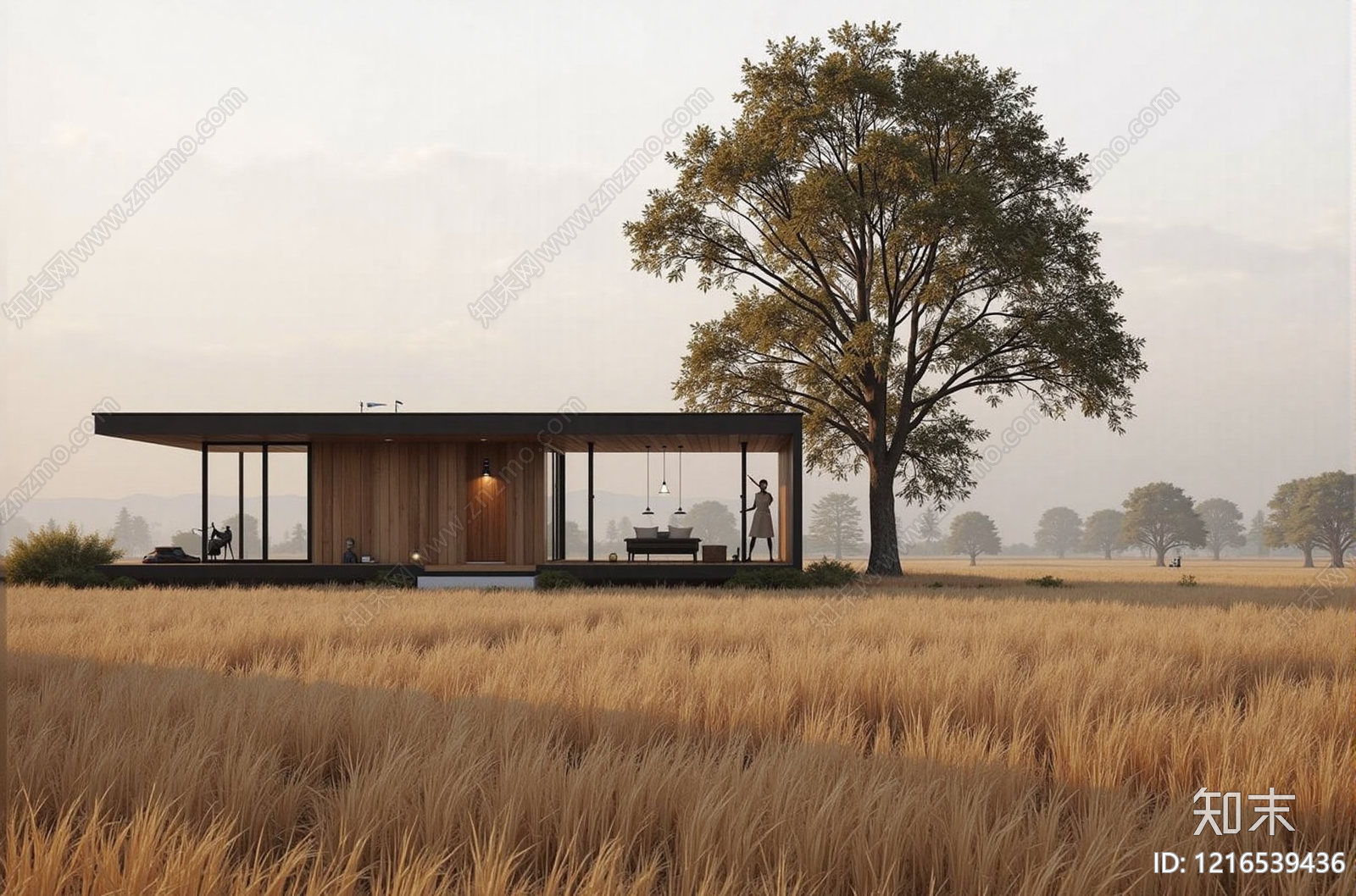 现代小区外景贴图下载【ID:1216539436】