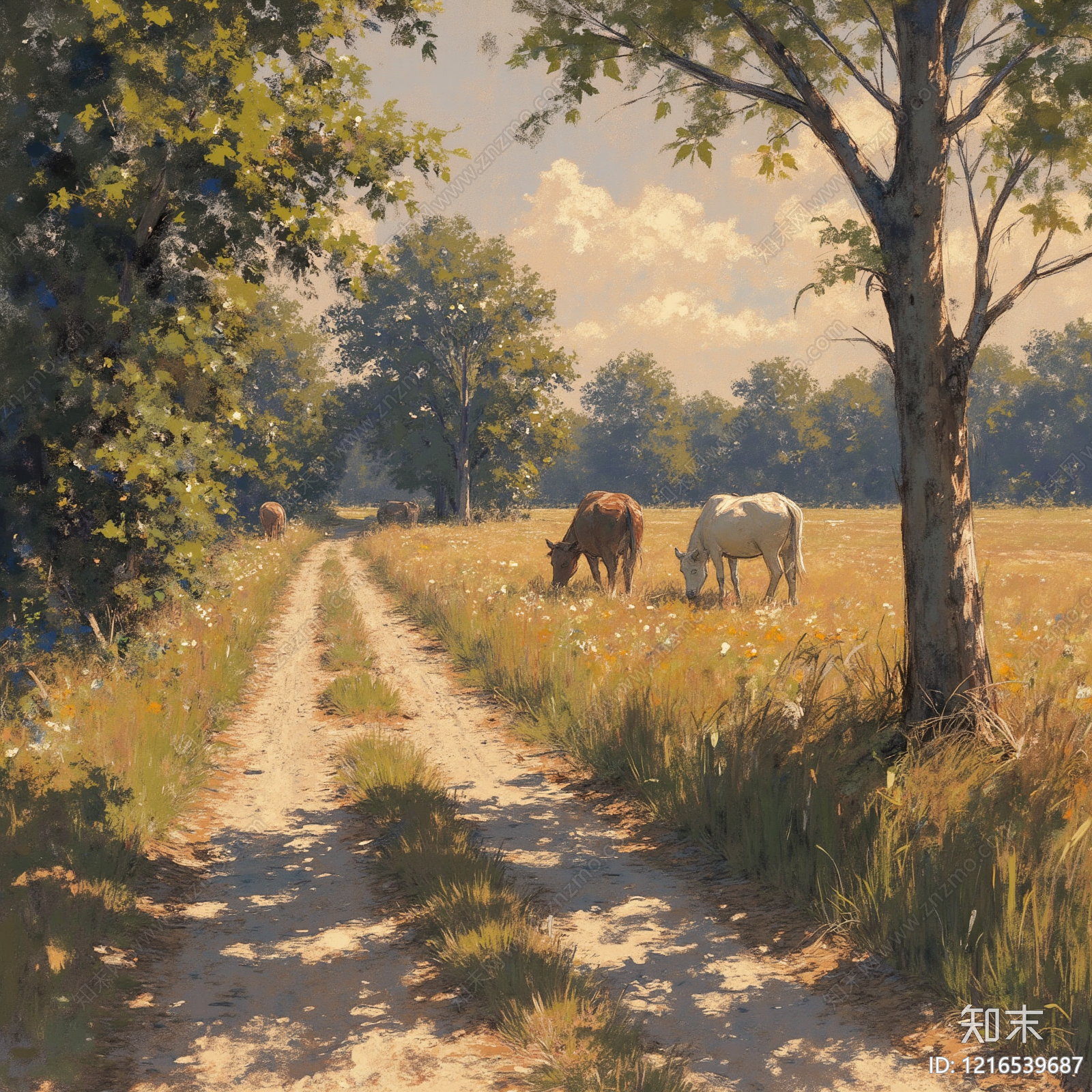 现代油画贴图下载【ID:1216539687】