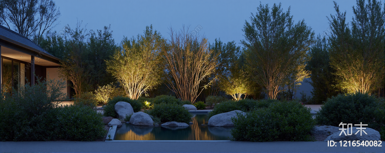 现代小区外景贴图下载【ID:1216540082】