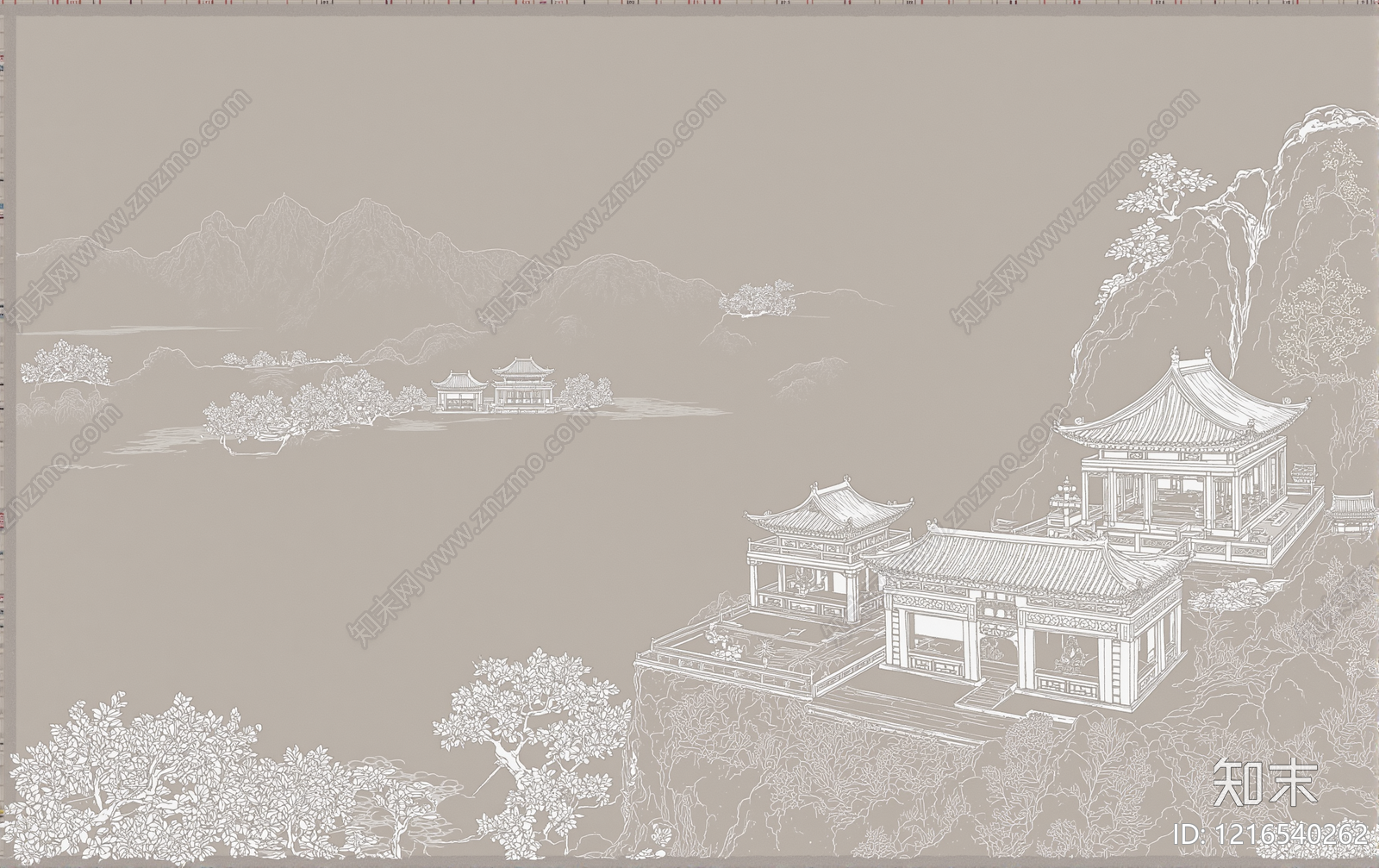 新中式其他壁纸贴图下载【ID:1216540262】