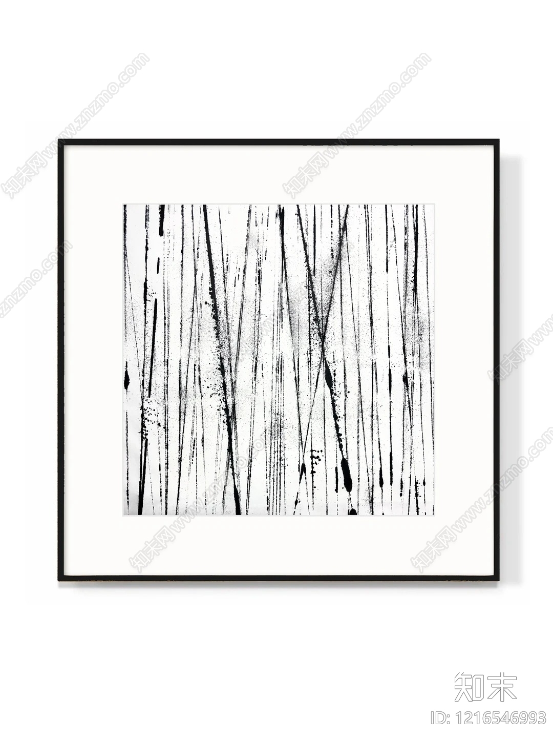 黑白挂画贴图下载【ID:1216546993】