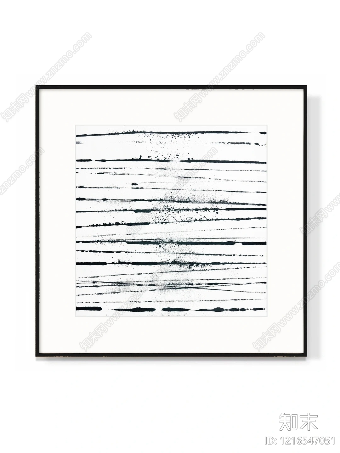 黑白挂画贴图下载【ID:1216547051】