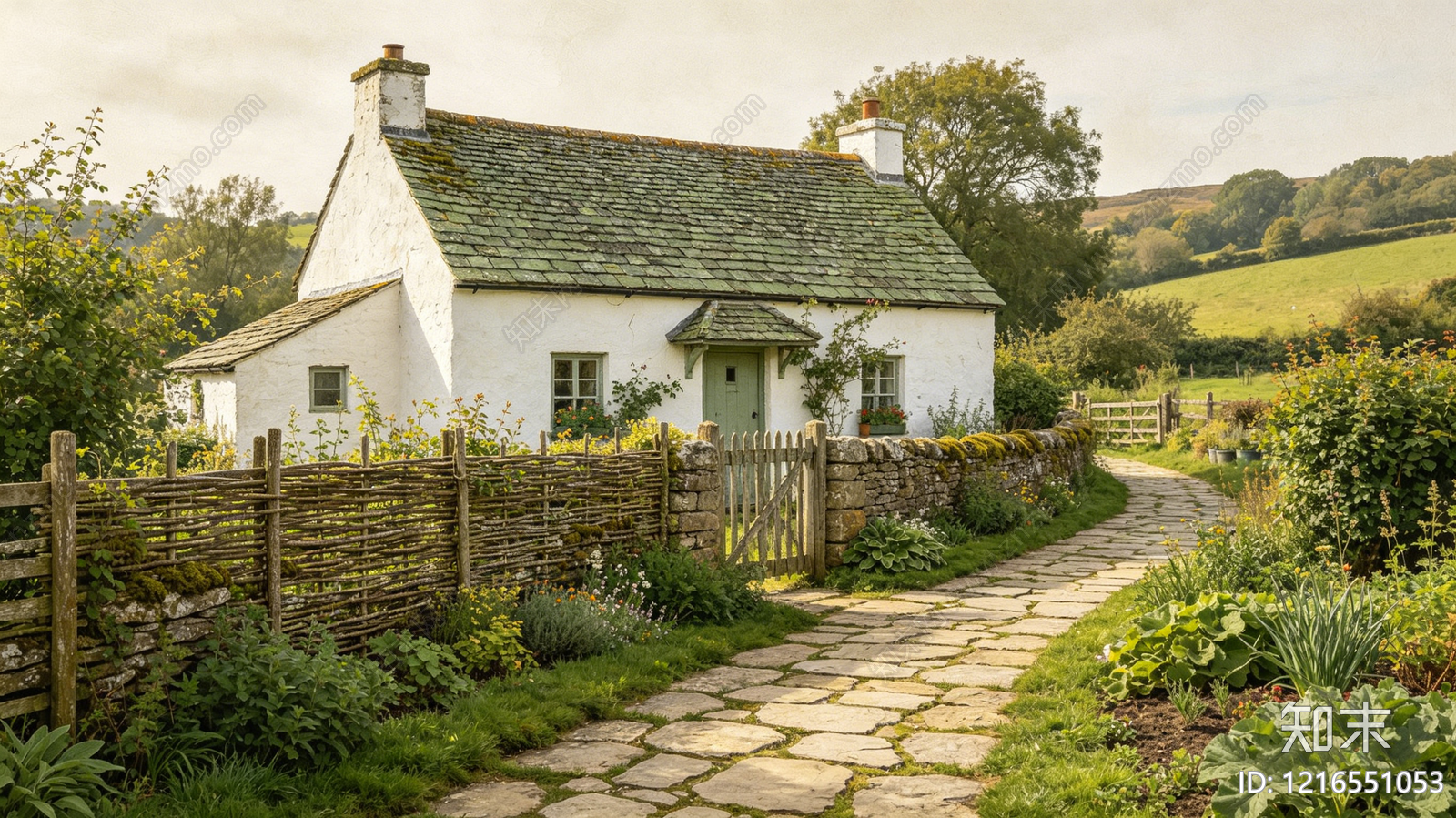 现代花园贴图下载【ID:1216551053】