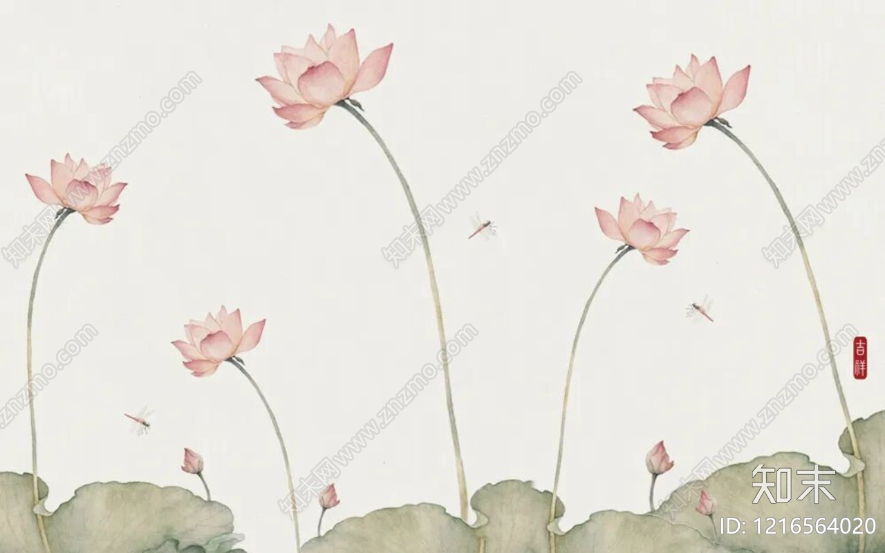 水墨画贴图下载【ID:1216564020】