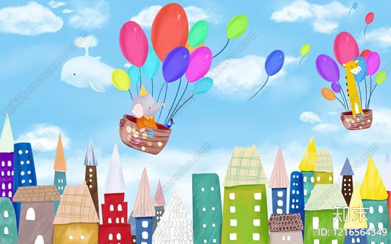 建筑群贴图下载【ID:1216564349】