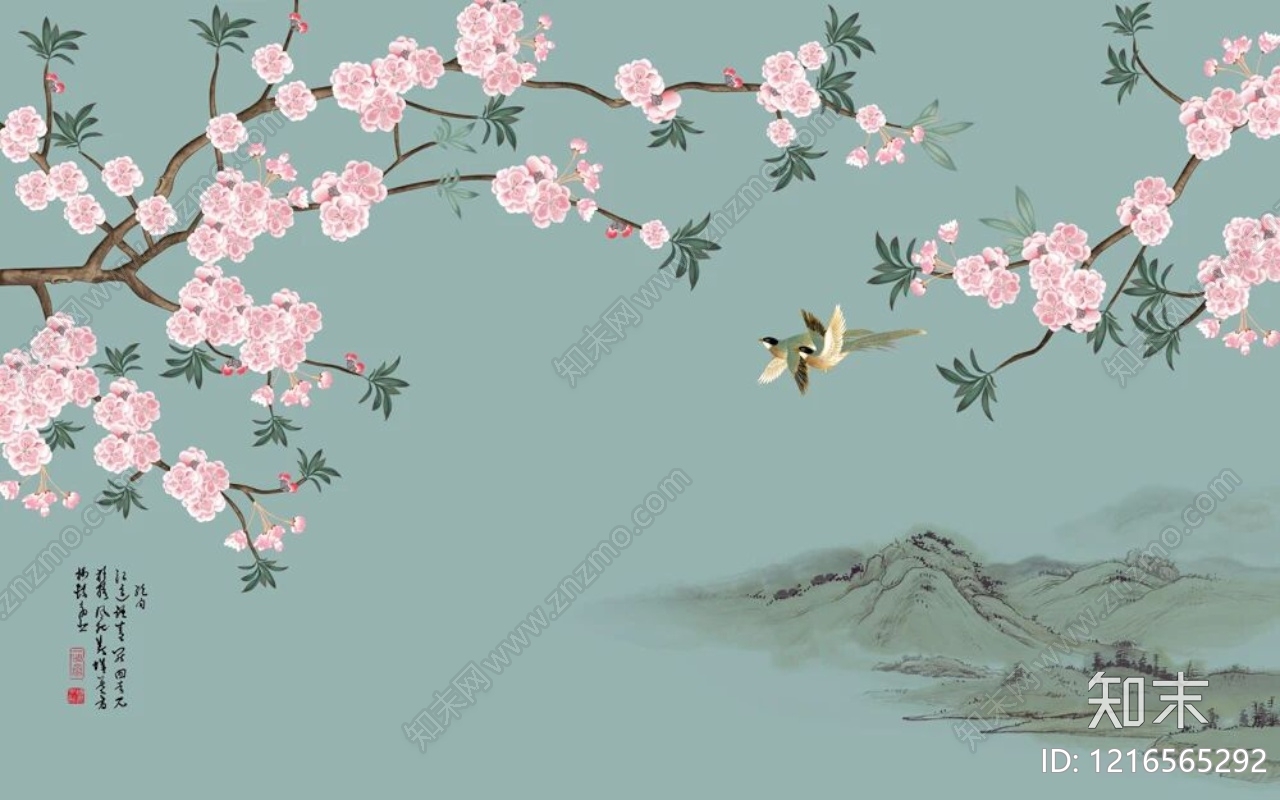 装饰画贴图下载【ID:1216565292】