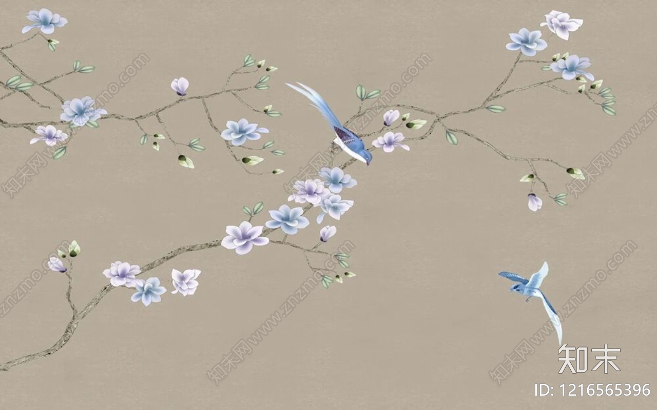 水墨画贴图下载【ID:1216565396】