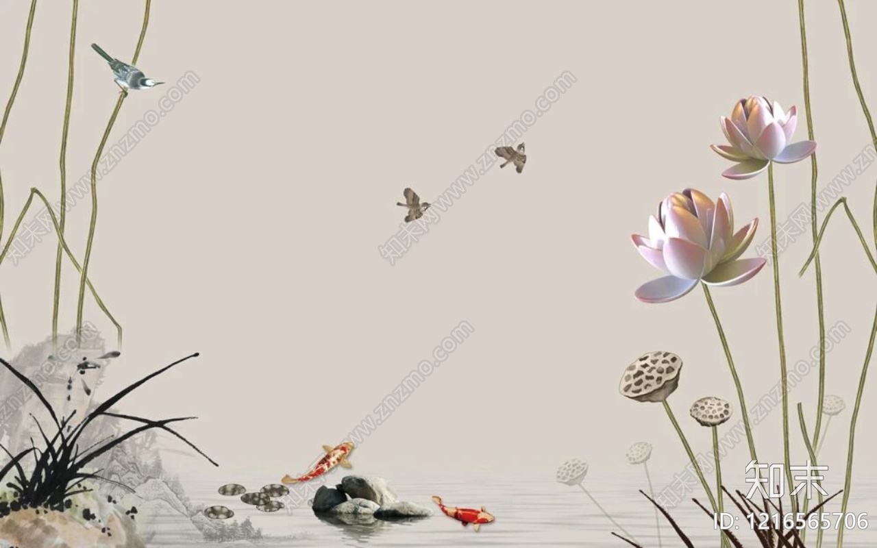 鱼池贴图下载【ID:1216565706】