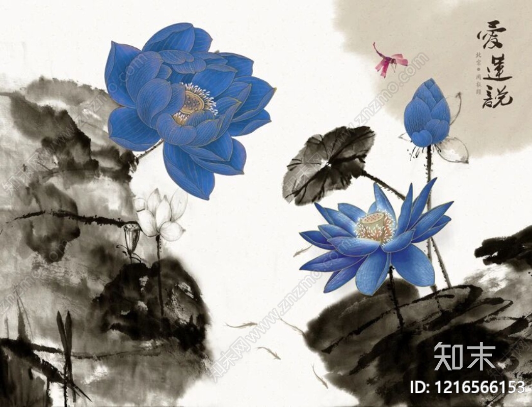 水墨画贴图下载【ID:1216566153】