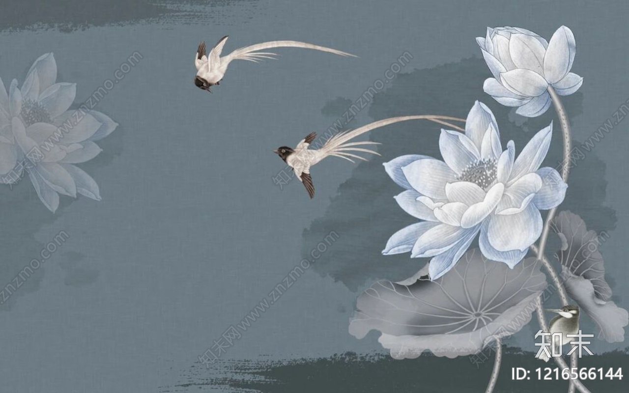 水墨画贴图下载【ID:1216566144】