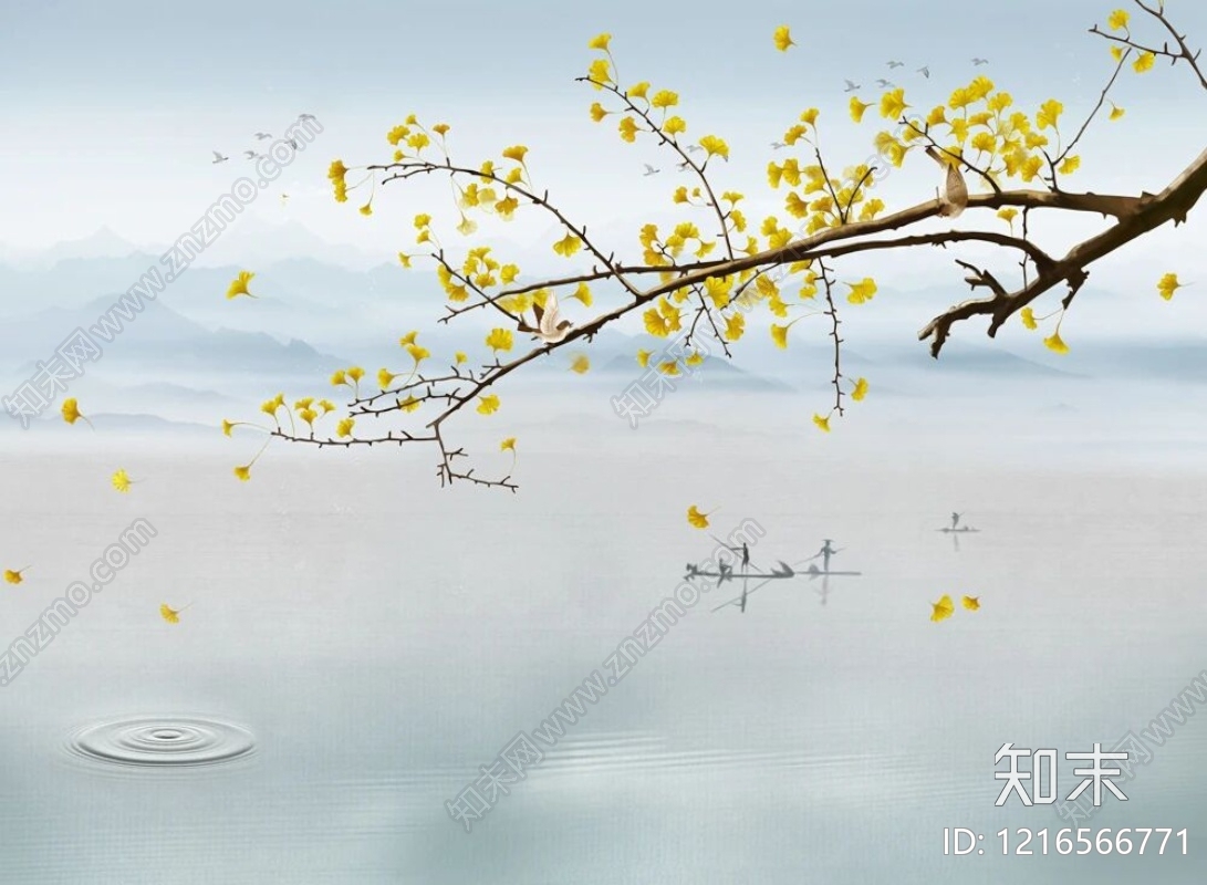 山水贴图下载【ID:1216566771】