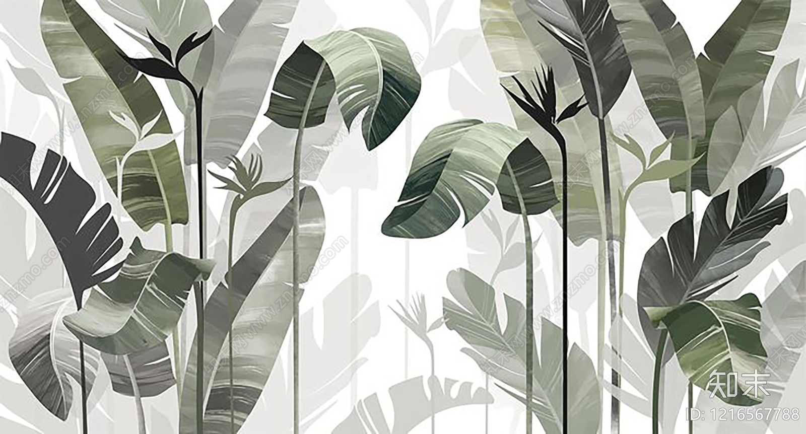 现代叶片纹理贴图下载【ID:1216567788】