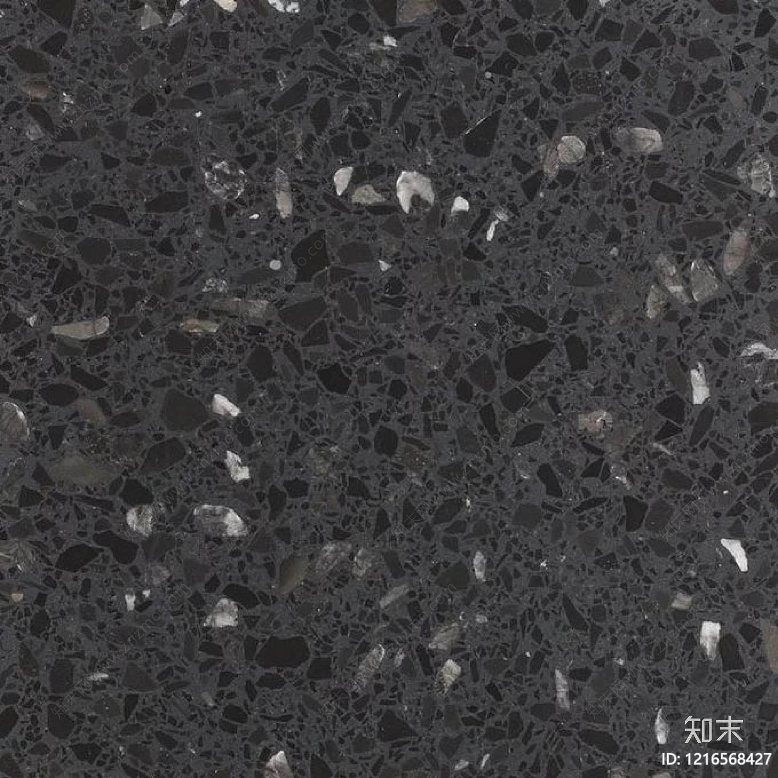 现代黑色水磨石贴图下载【ID:1216568427】