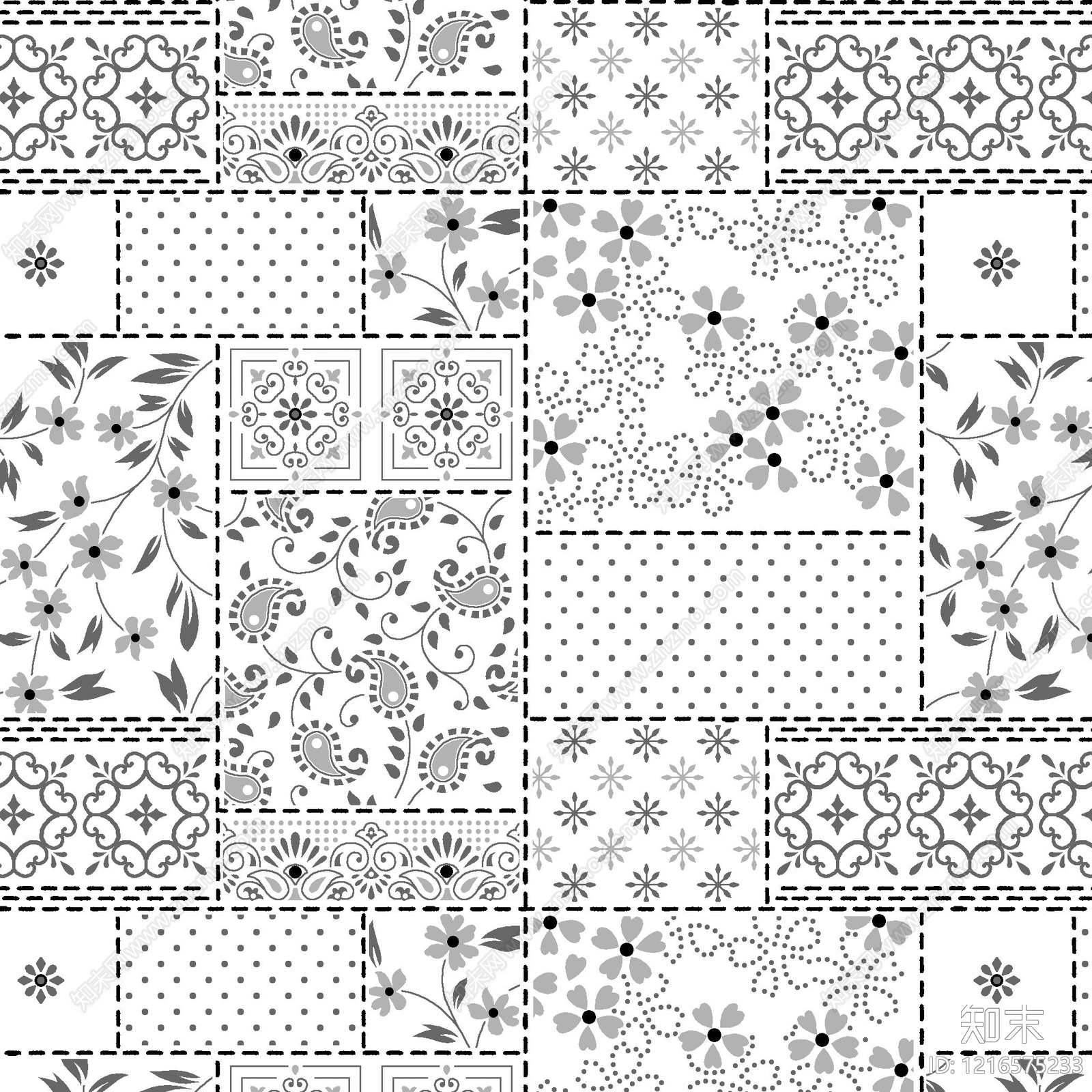 花纹砖贴图下载【ID:1216575233】