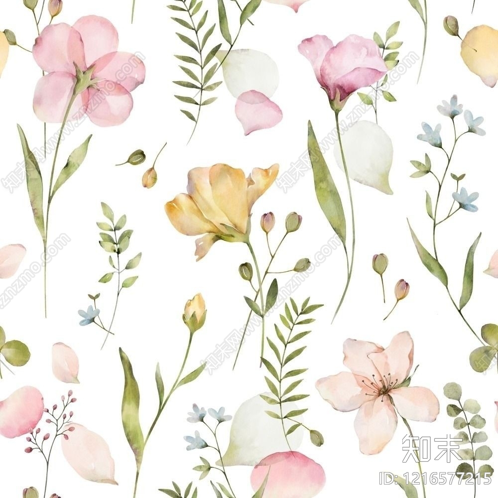 水彩背景贴图下载【ID:1216577215】